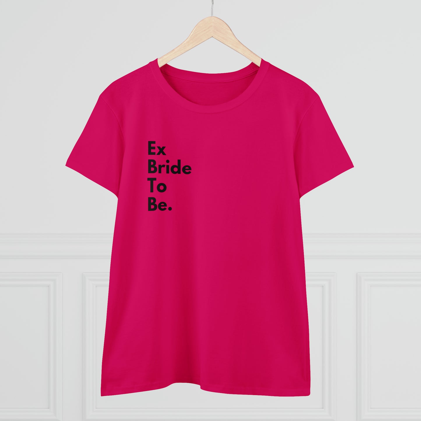 Divorce Party 'Ex Bride" Women's Midweight Cotton Tshirt