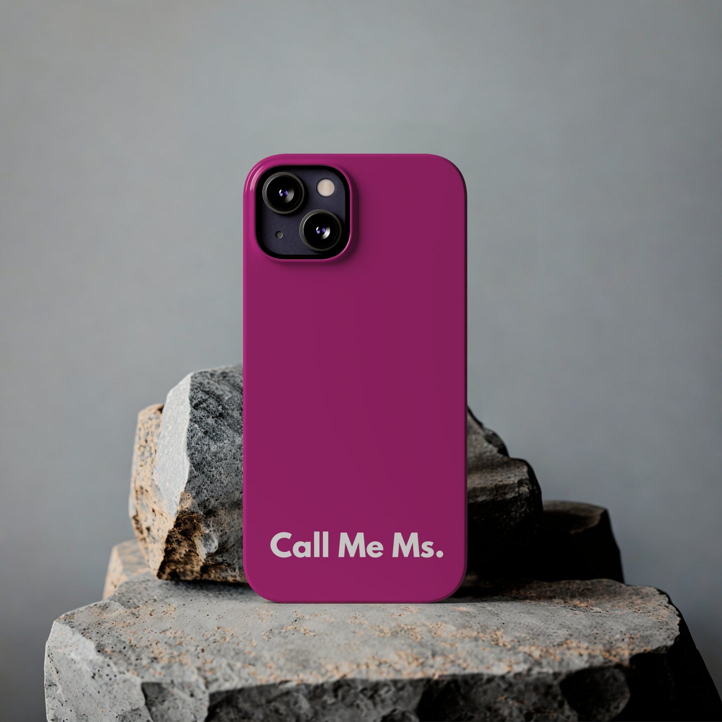 Call Me Ms. Slim iPhone Case