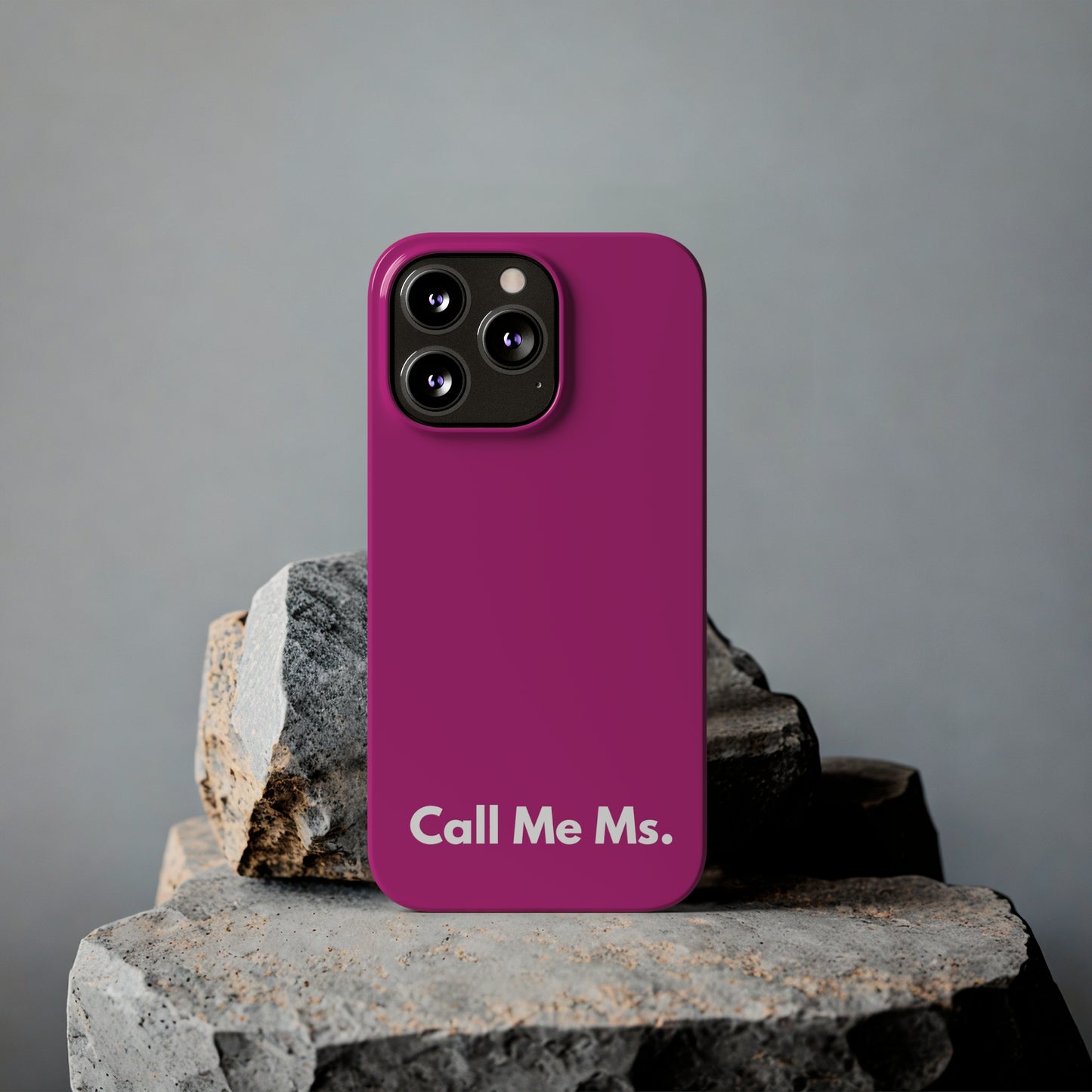 Call Me Ms. Slim iPhone Case