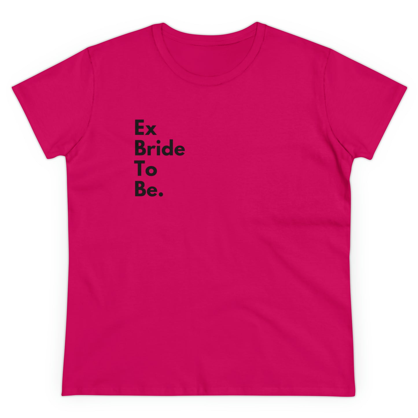 Divorce Party 'Ex Bride" Women's Midweight Cotton Tshirt