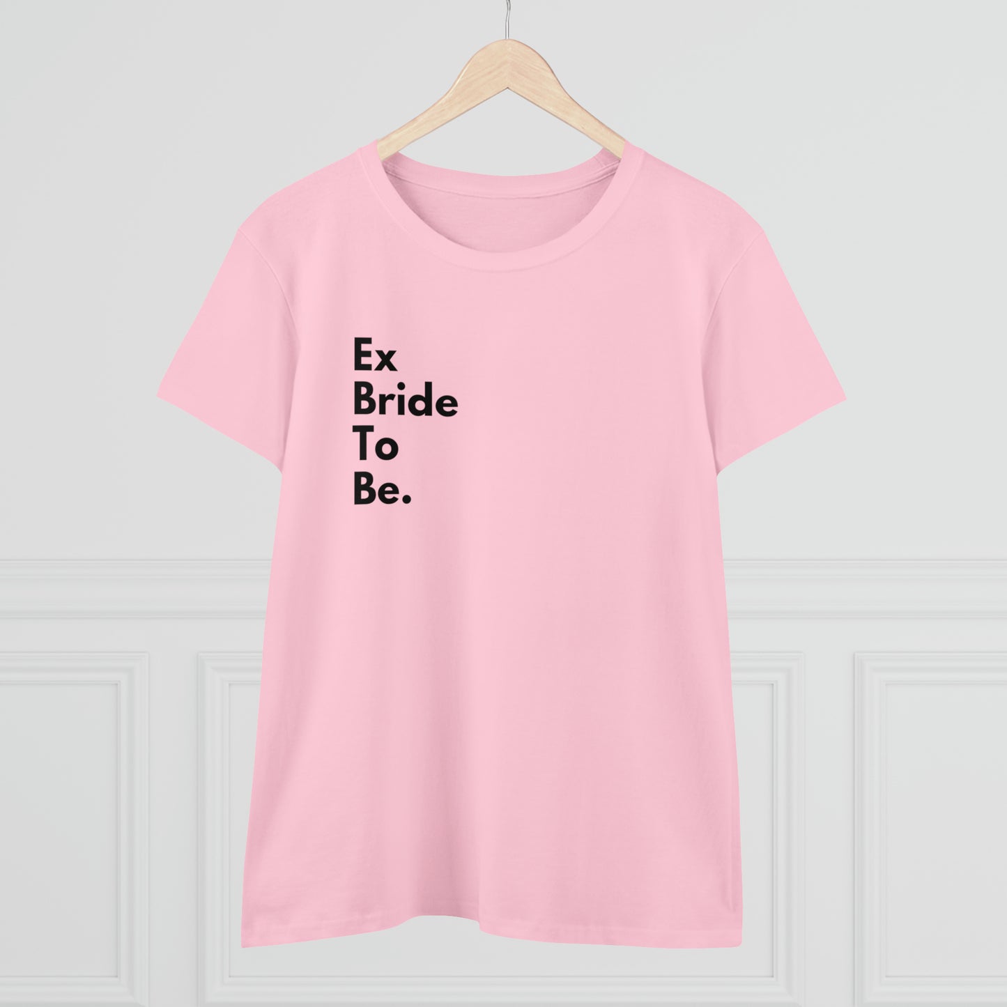Divorce Party 'Ex Bride" Women's Midweight Cotton Tshirt