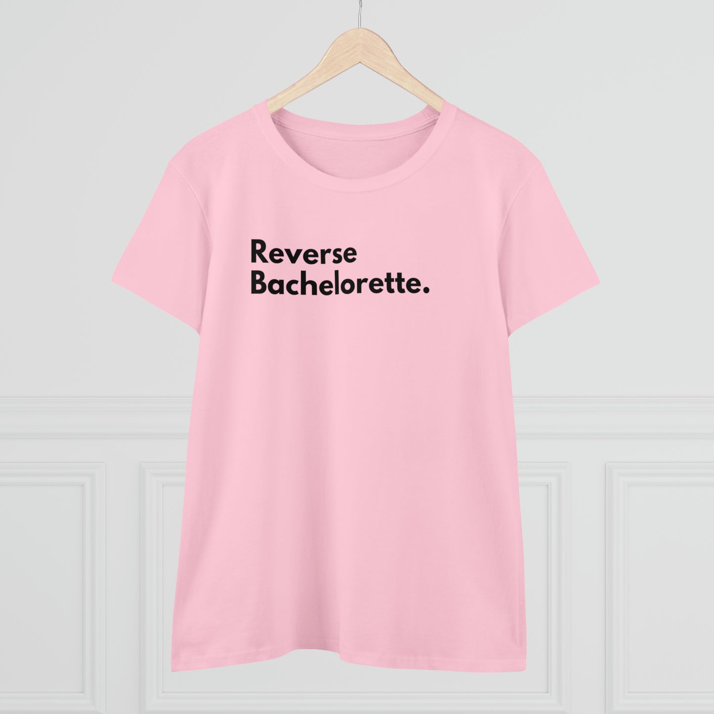 Divorce Party 'Reverse' Women's Midweight Cotton Tshirt