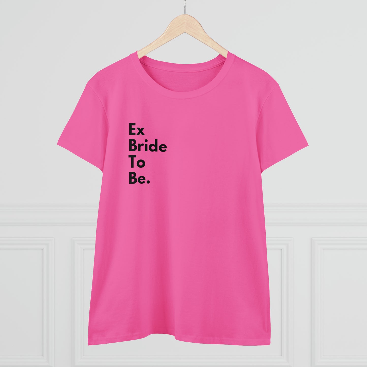 Divorce Party 'Ex Bride" Women's Midweight Cotton Tshirt