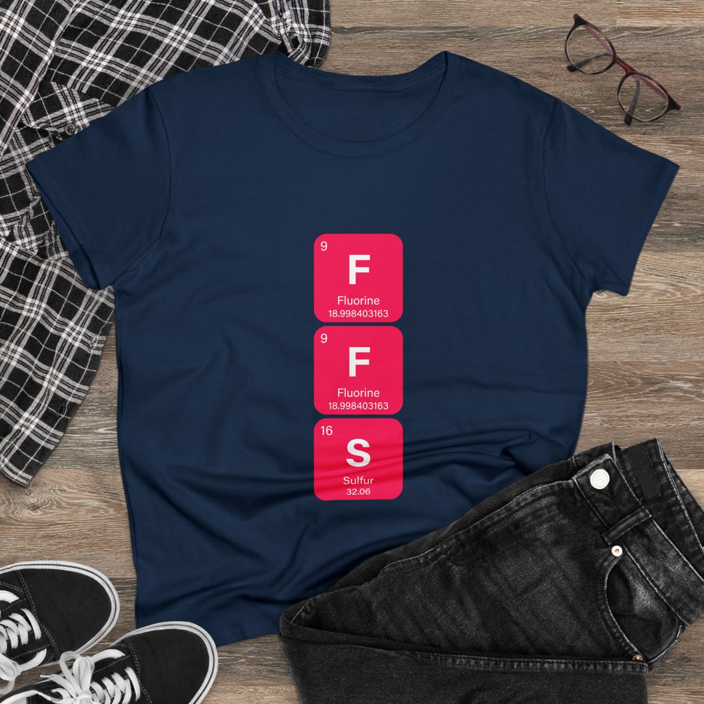 FFS Bold Chemistry Women's Midweight Cotton Tshirt