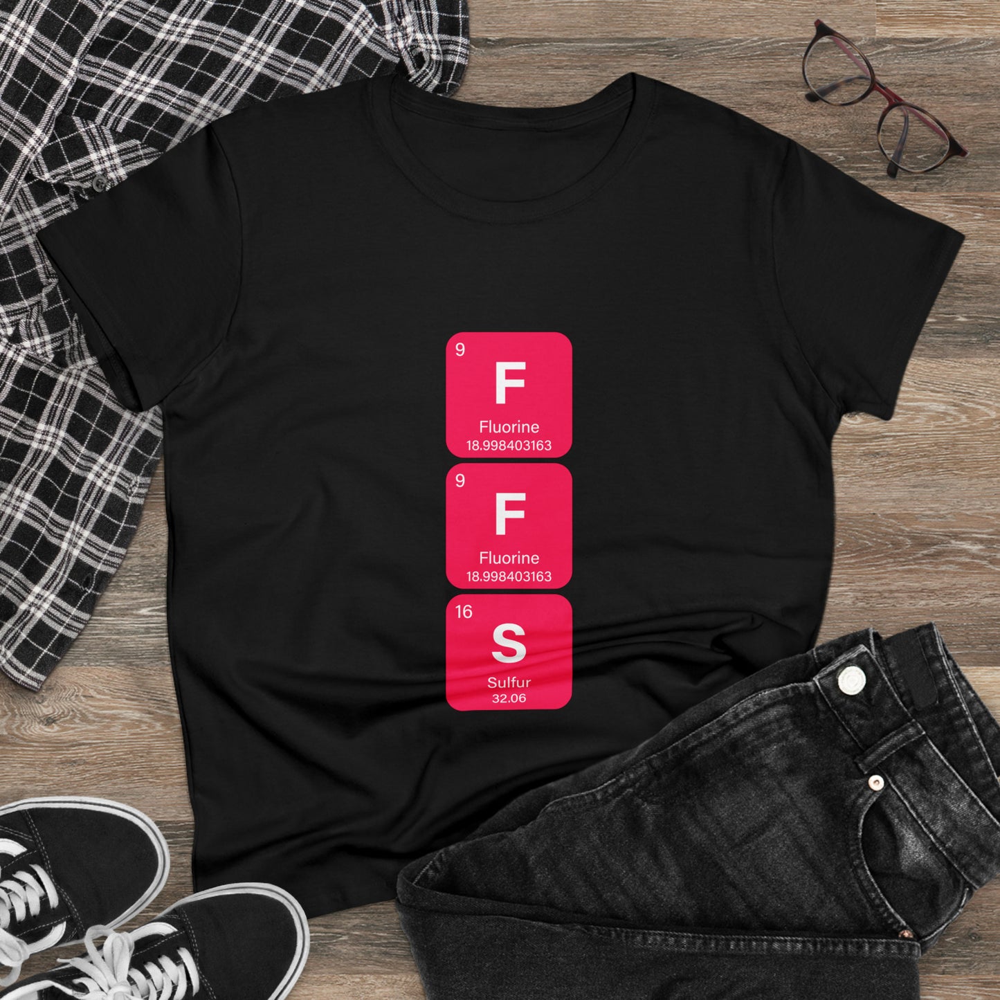 FFS Bold Chemistry Women's Midweight Cotton Tshirt
