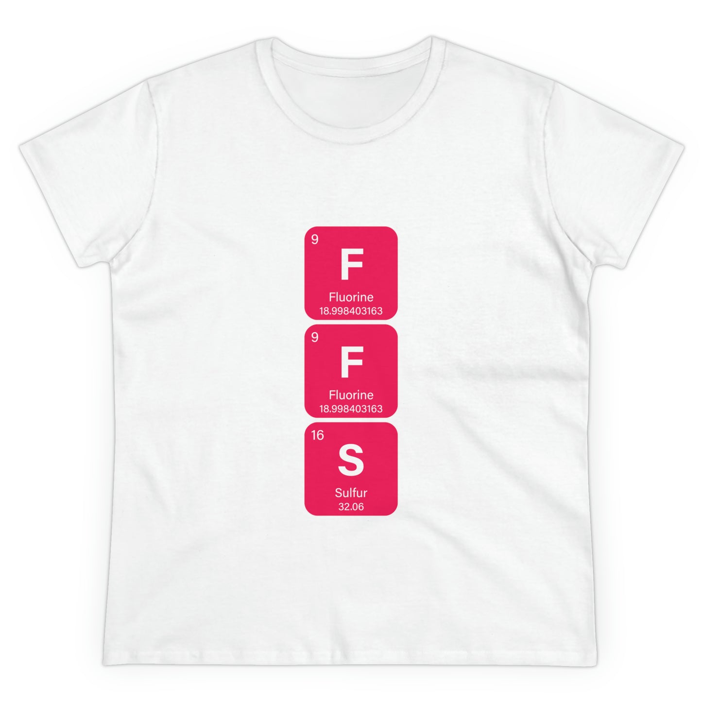 FFS Bold Chemistry Women's Midweight Cotton Tshirt