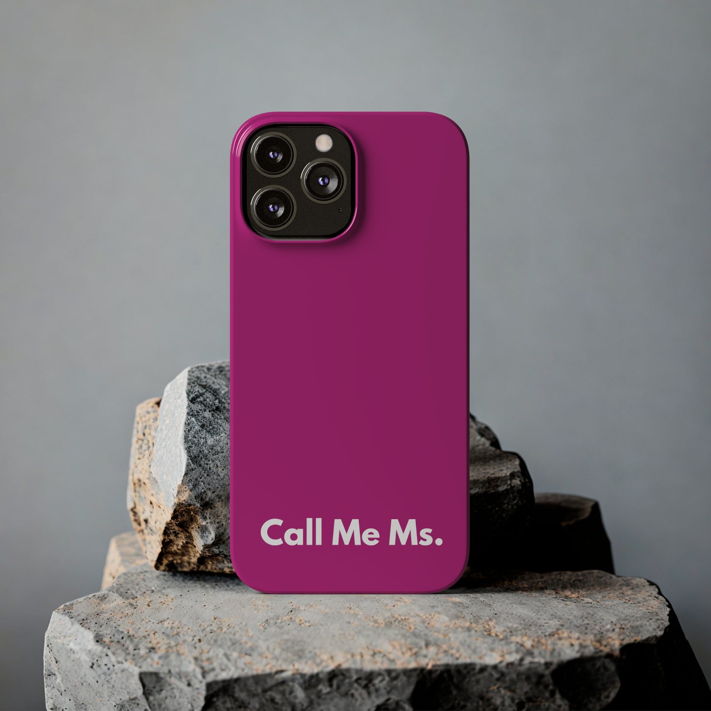 Call Me Ms. Slim iPhone Case