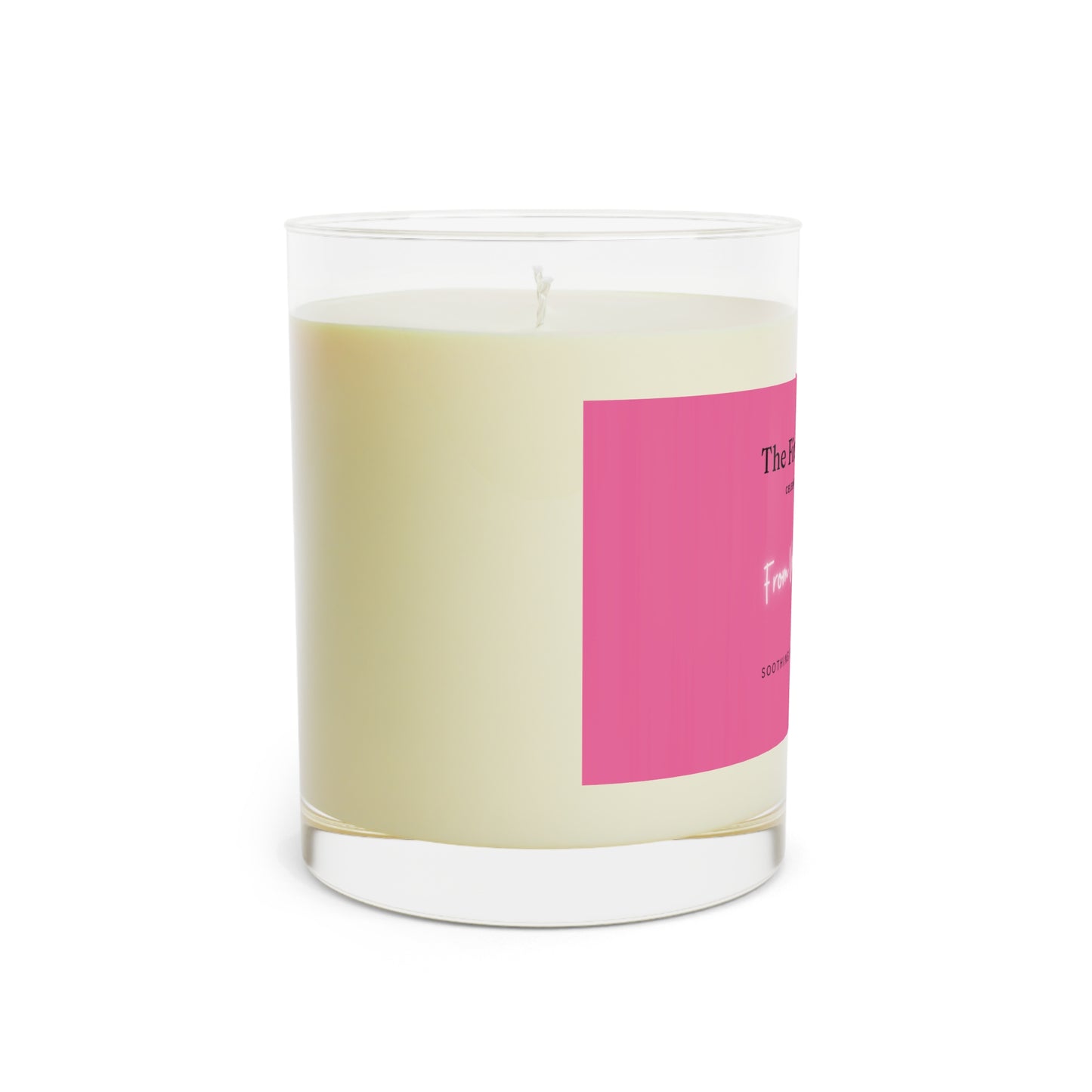 Soothing Lavender and Sage Scented Candle - Full Glass, 11oz