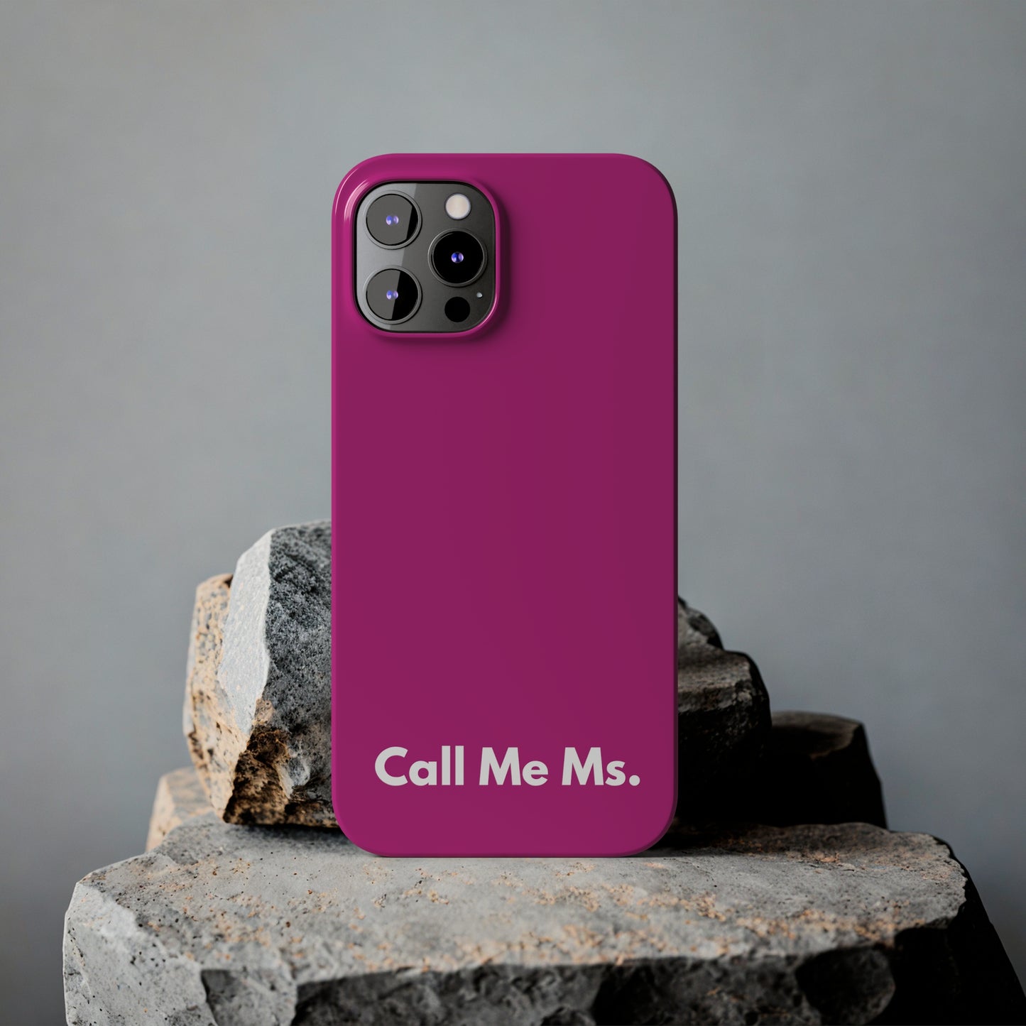 Call Me Ms. Slim iPhone Case