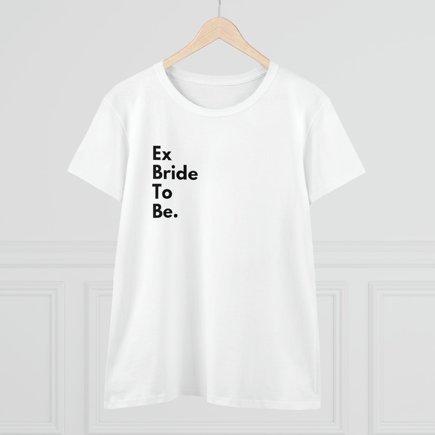 Divorce Party 'Ex Bride" Women's Midweight Cotton Tshirt