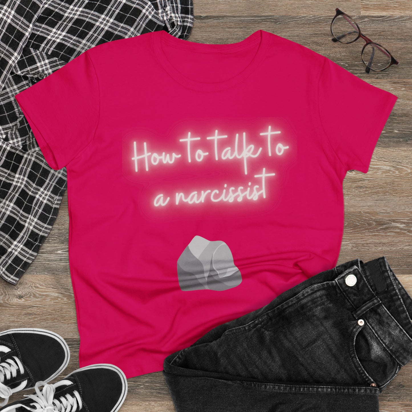 Gray Rock Women's Midweight Cotton Tshirt
