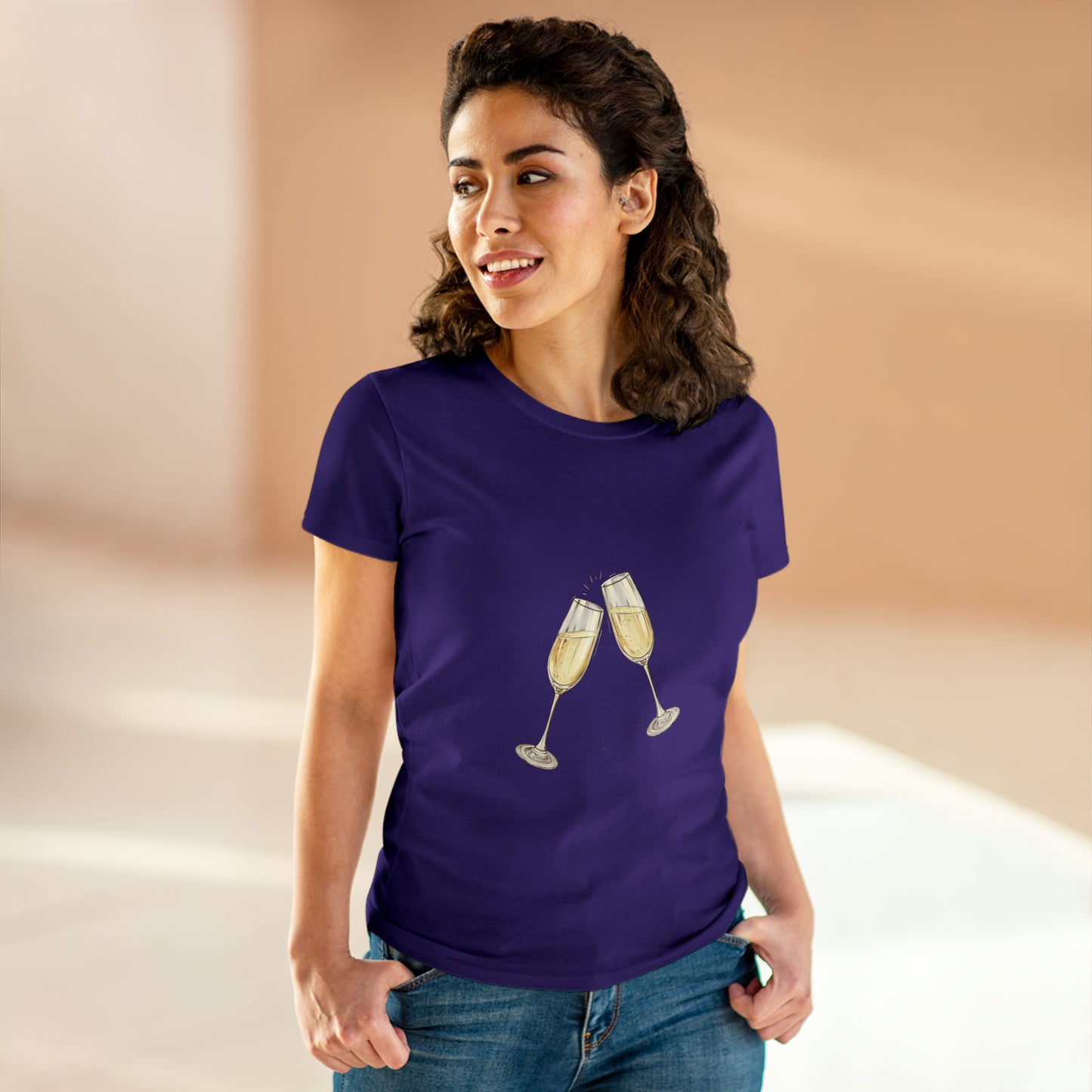 Celebrate Women's Midweight Cotton Tshirt