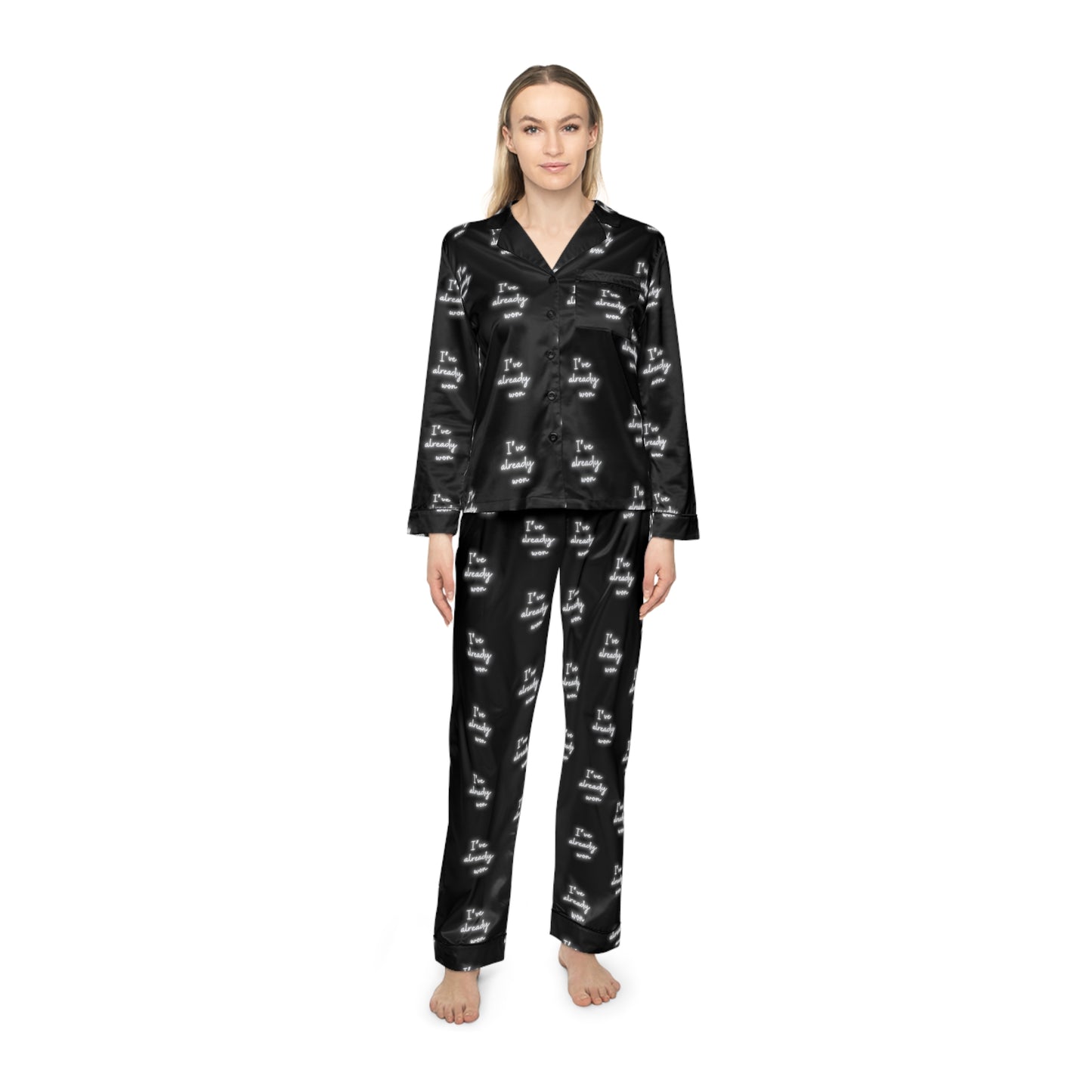 I've Already Won Women's Satin Pajamas