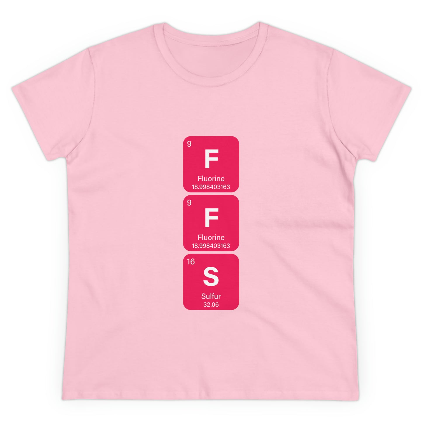 FFS Bold Chemistry Women's Midweight Cotton Tshirt