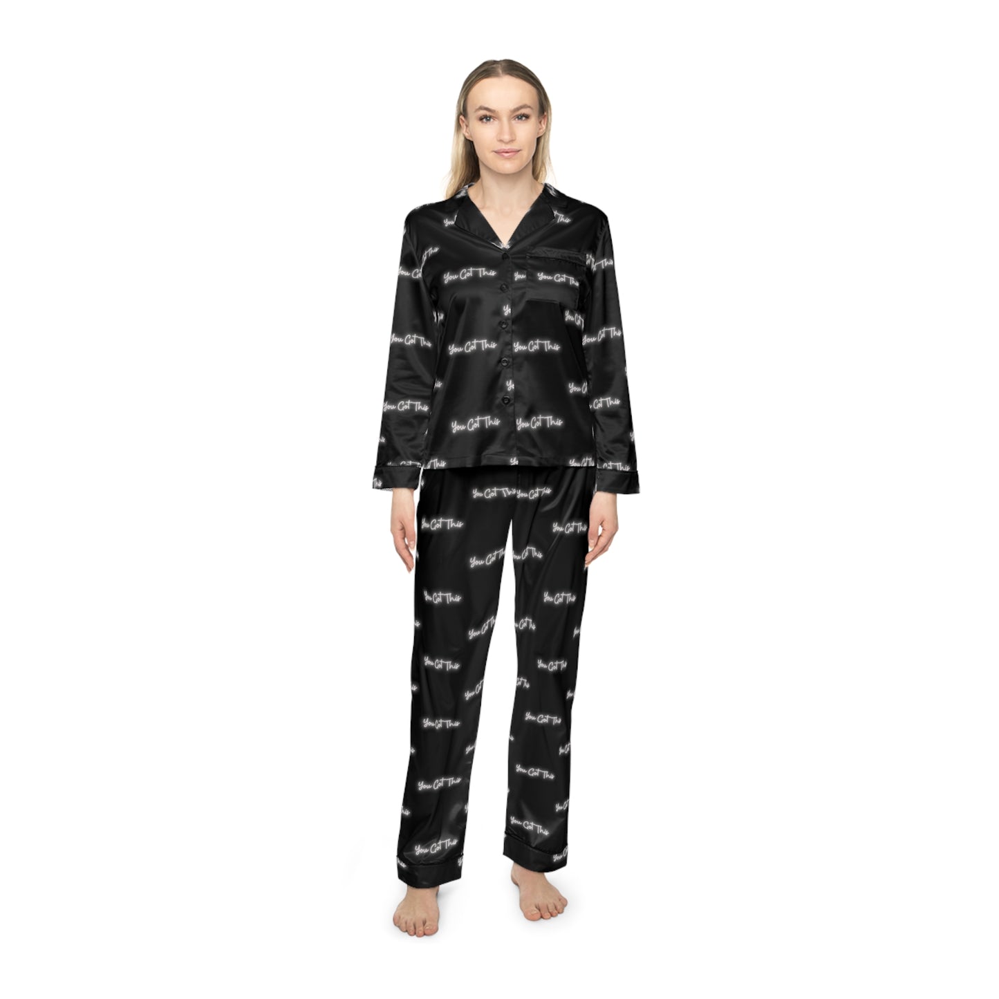 You Got This Women's Satin Pajamas