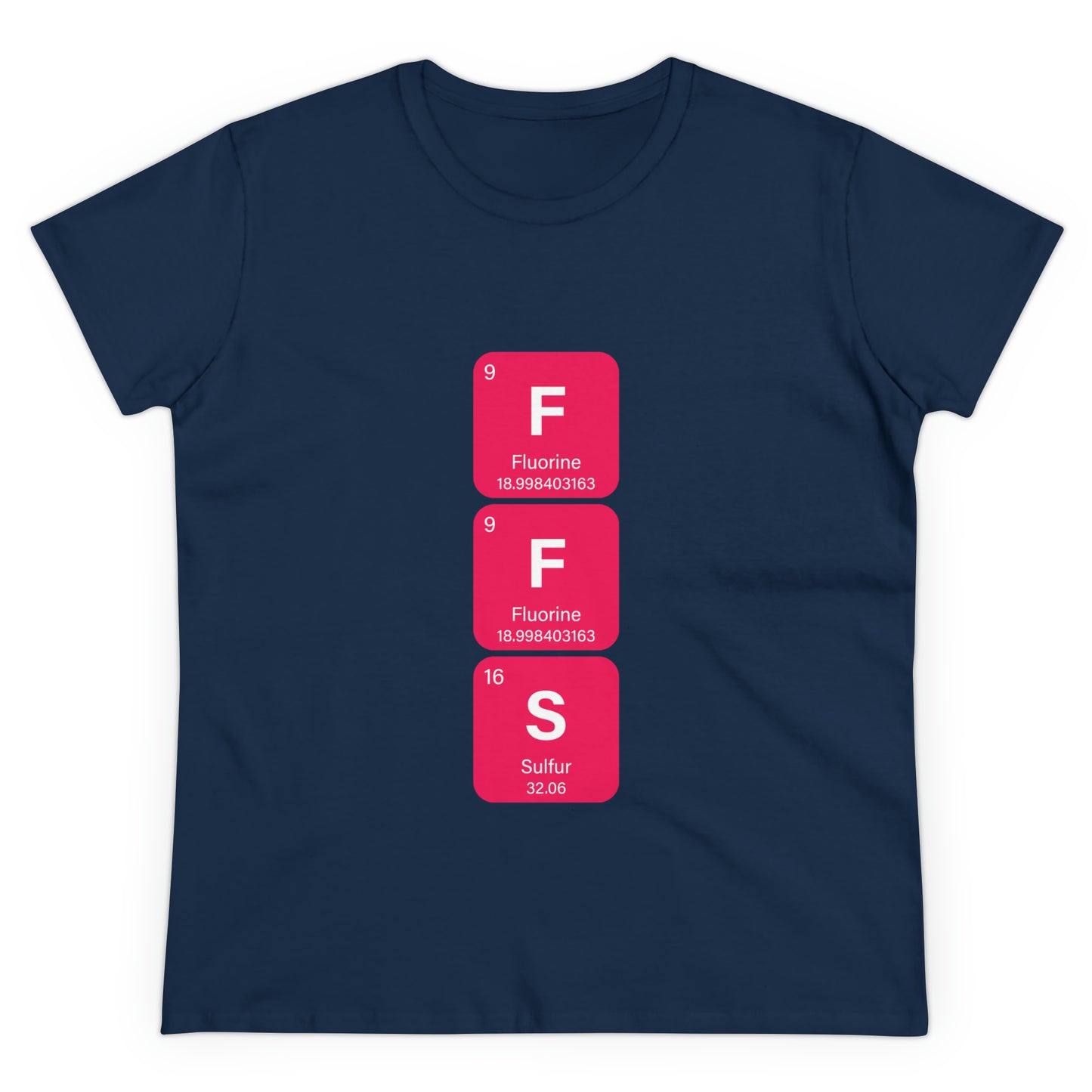 FFS Bold Chemistry Women's Midweight Cotton Tshirt