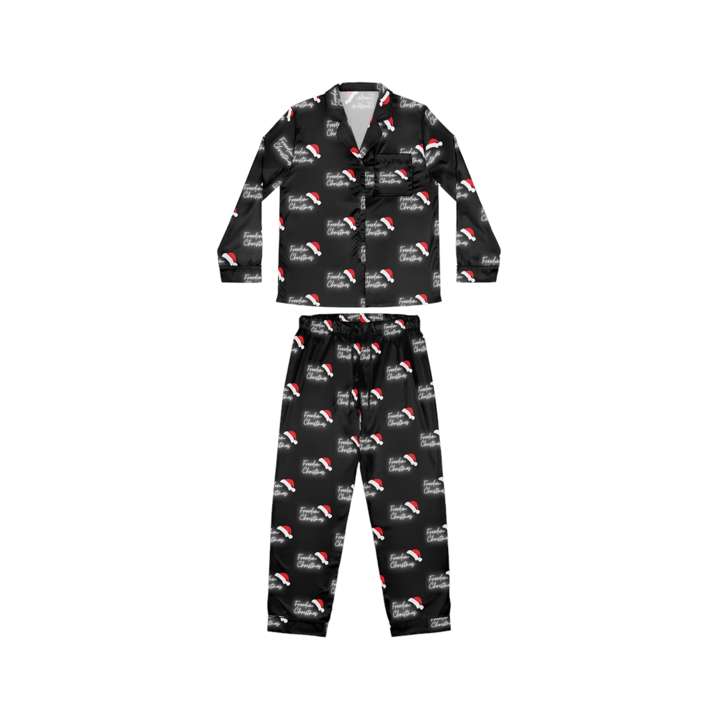 Christmas Freedom Women's Satin Pajamas