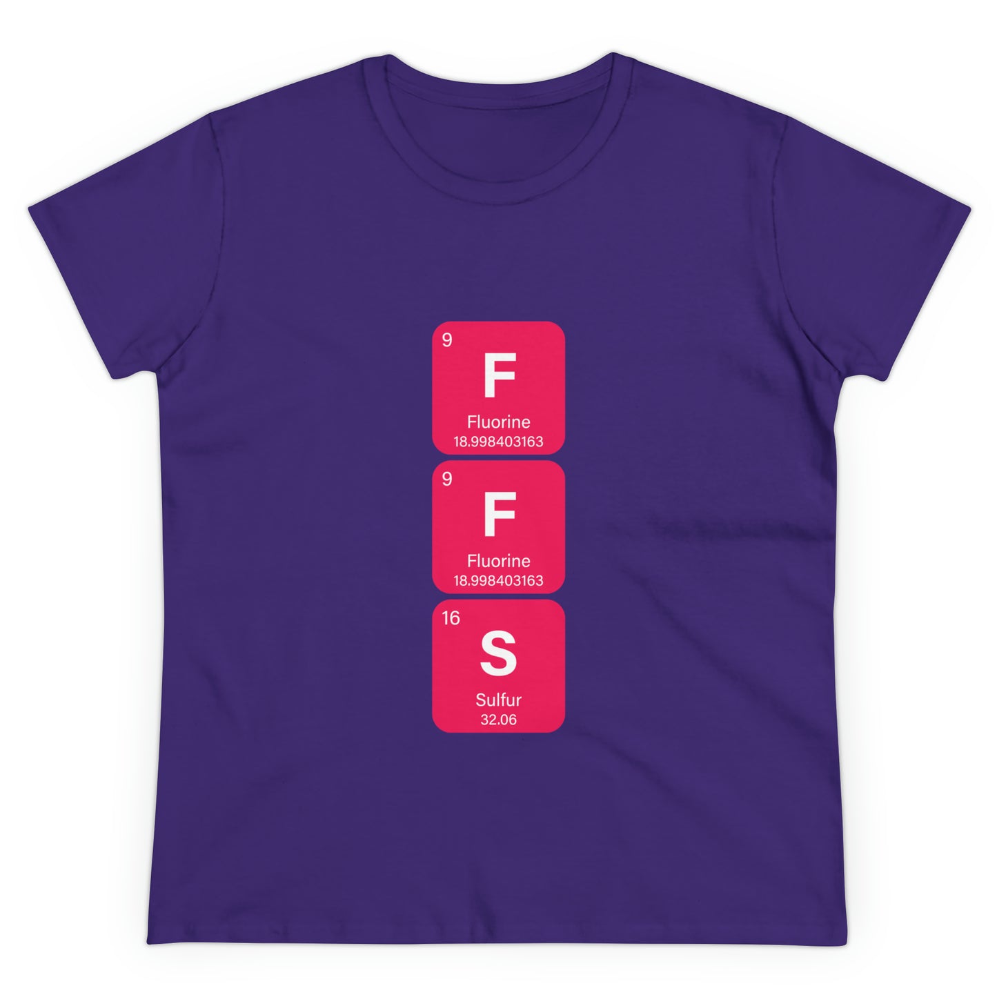 FFS Bold Chemistry Women's Midweight Cotton Tshirt