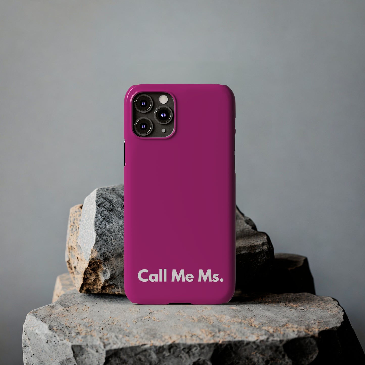 Call Me Ms. Slim iPhone Case