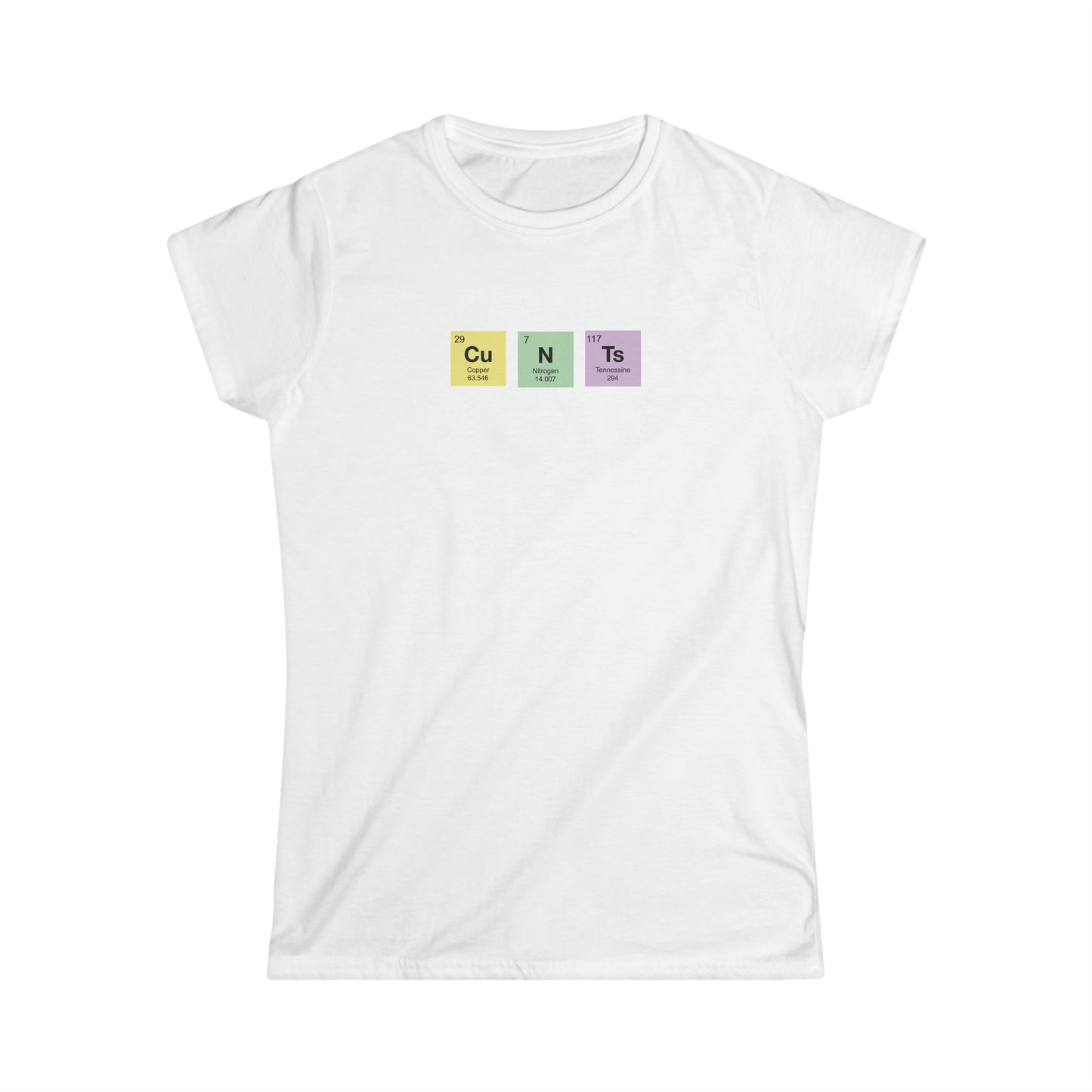 C*nts Chemistry Women's Softstyle Tshirt
