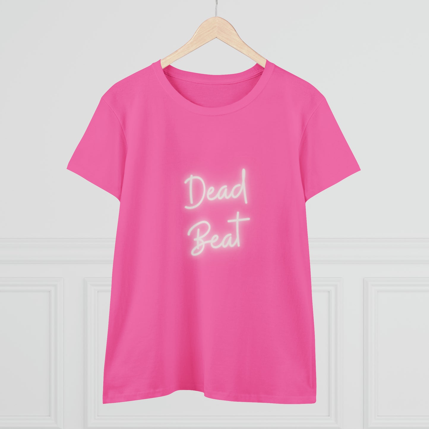 Dead Beat Women's Midweight Cotton Tshirt