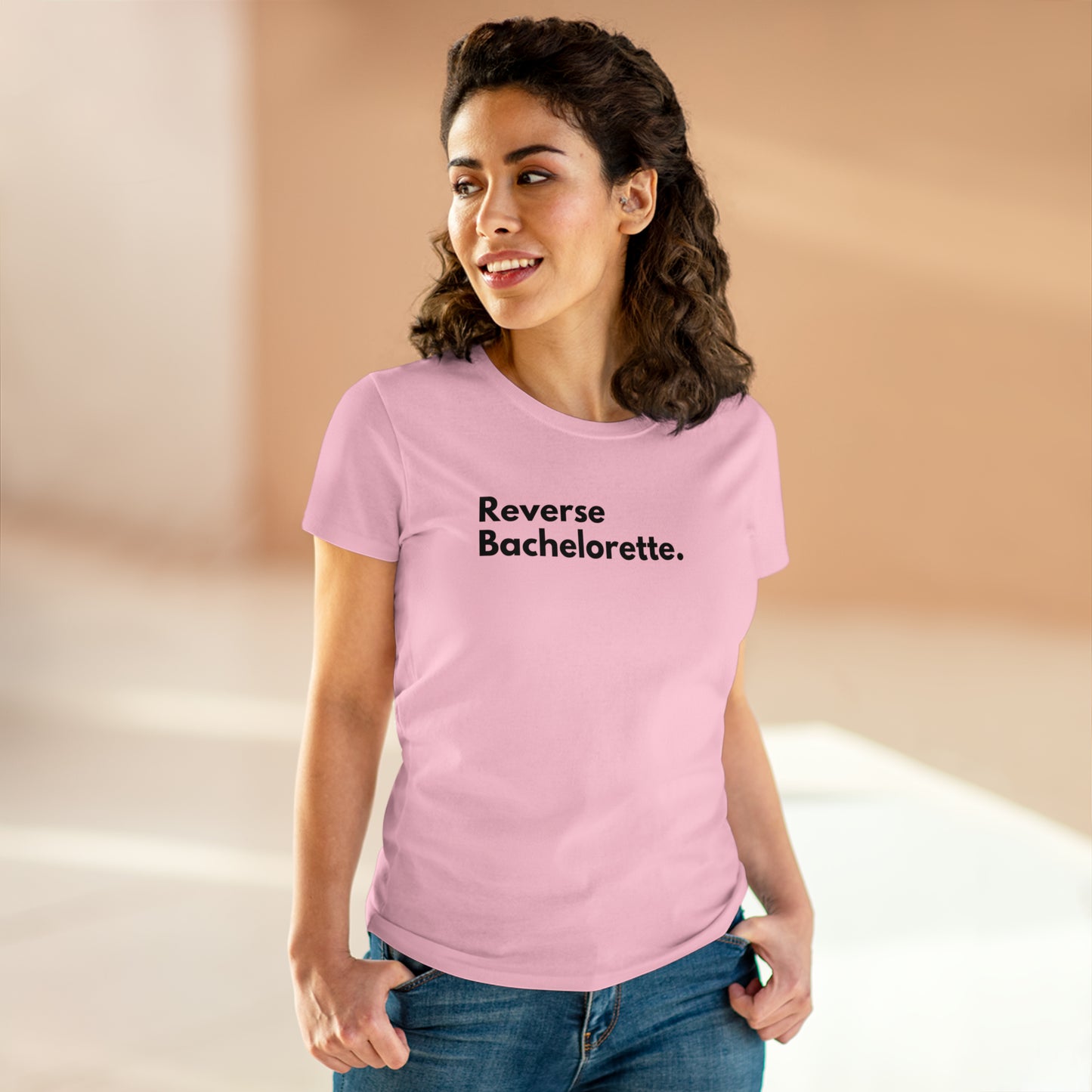 Divorce Party 'Reverse' Women's Midweight Cotton Tshirt