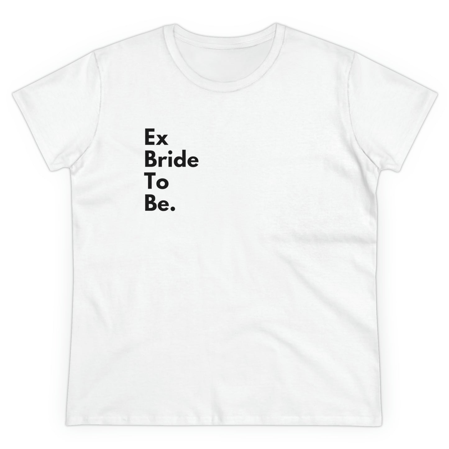 Divorce Party 'Ex Bride" Women's Midweight Cotton Tshirt
