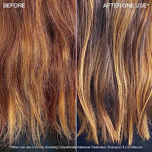 Redken Bonding Shampoo & Conditioner Set for Damaged Hair Repair | Acidic Bonding Concentrate | Sulfate-Free | Repairs Bleached or Color-Treated Hair | For All Hair Types | 10.1 Fl Oz