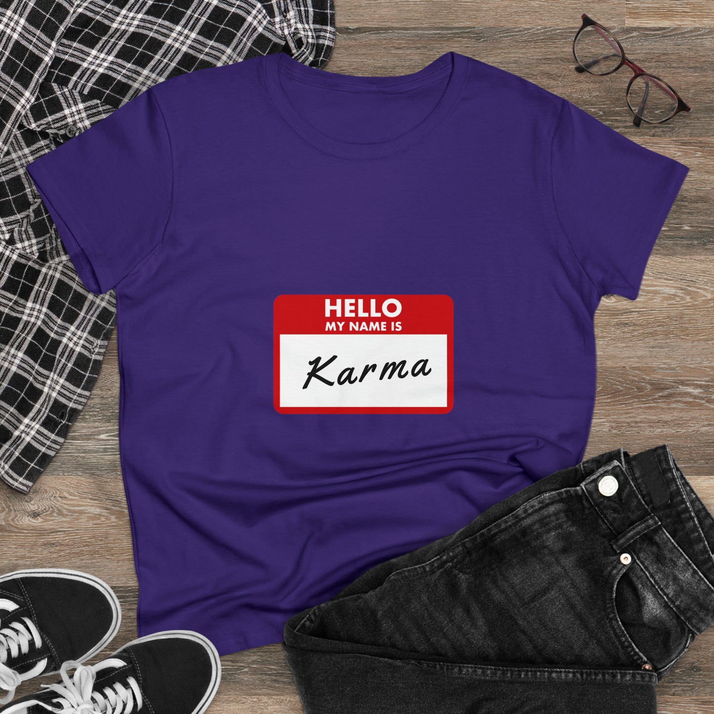 Karma Women's Midweight Cotton Tshirt