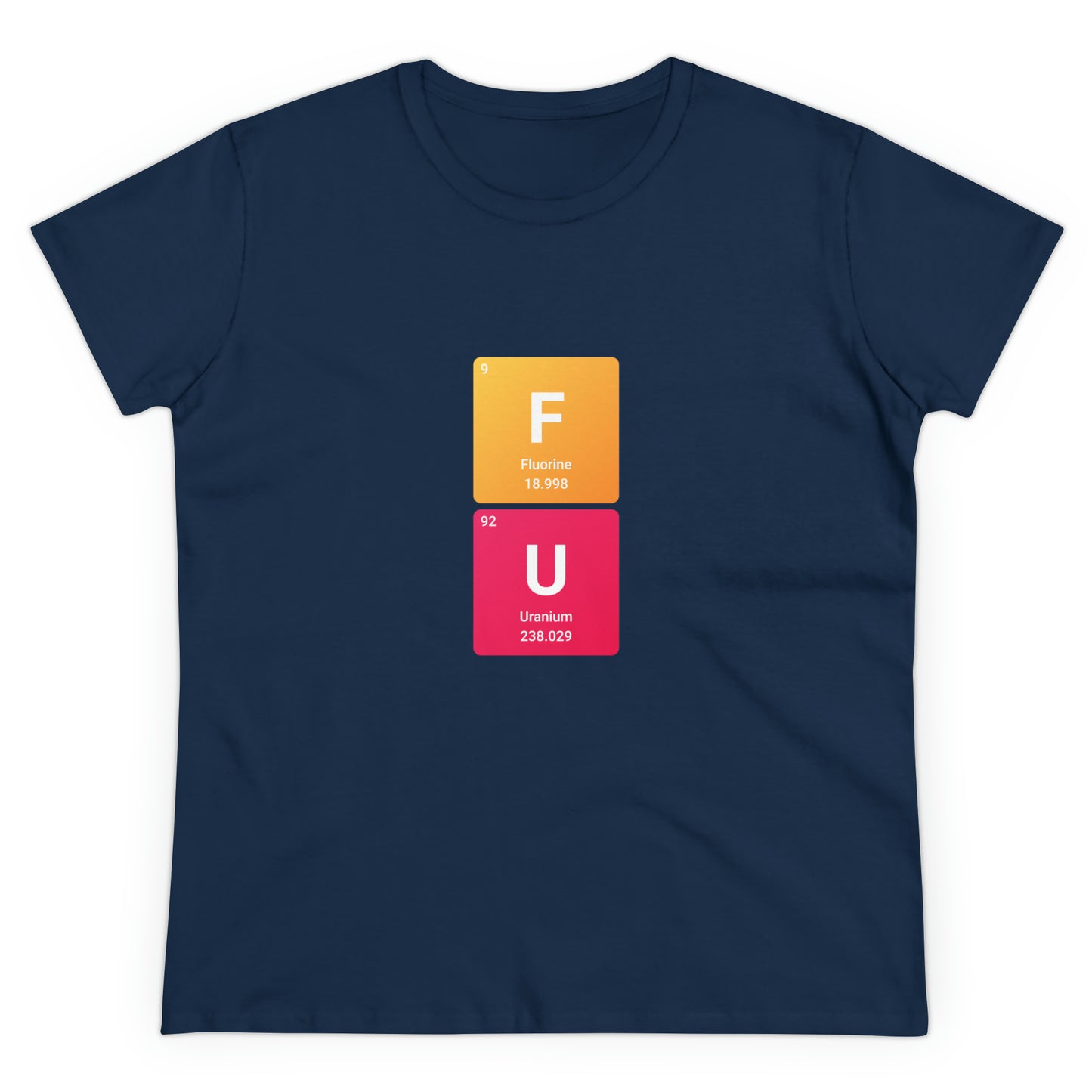 FU Bold Chemistry Women's Midweight Cotton Tshirt