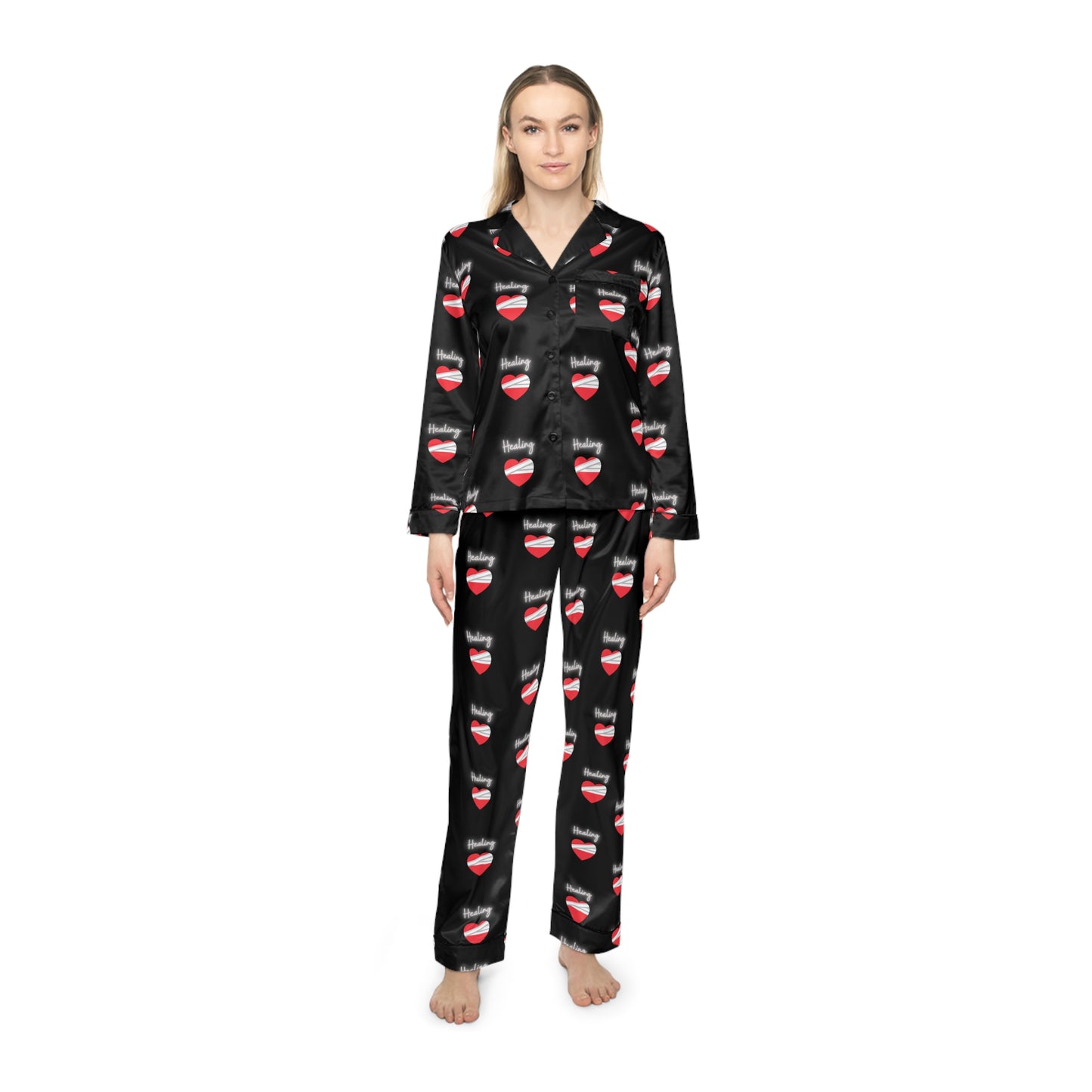 Healing Women's Satin Pajamas