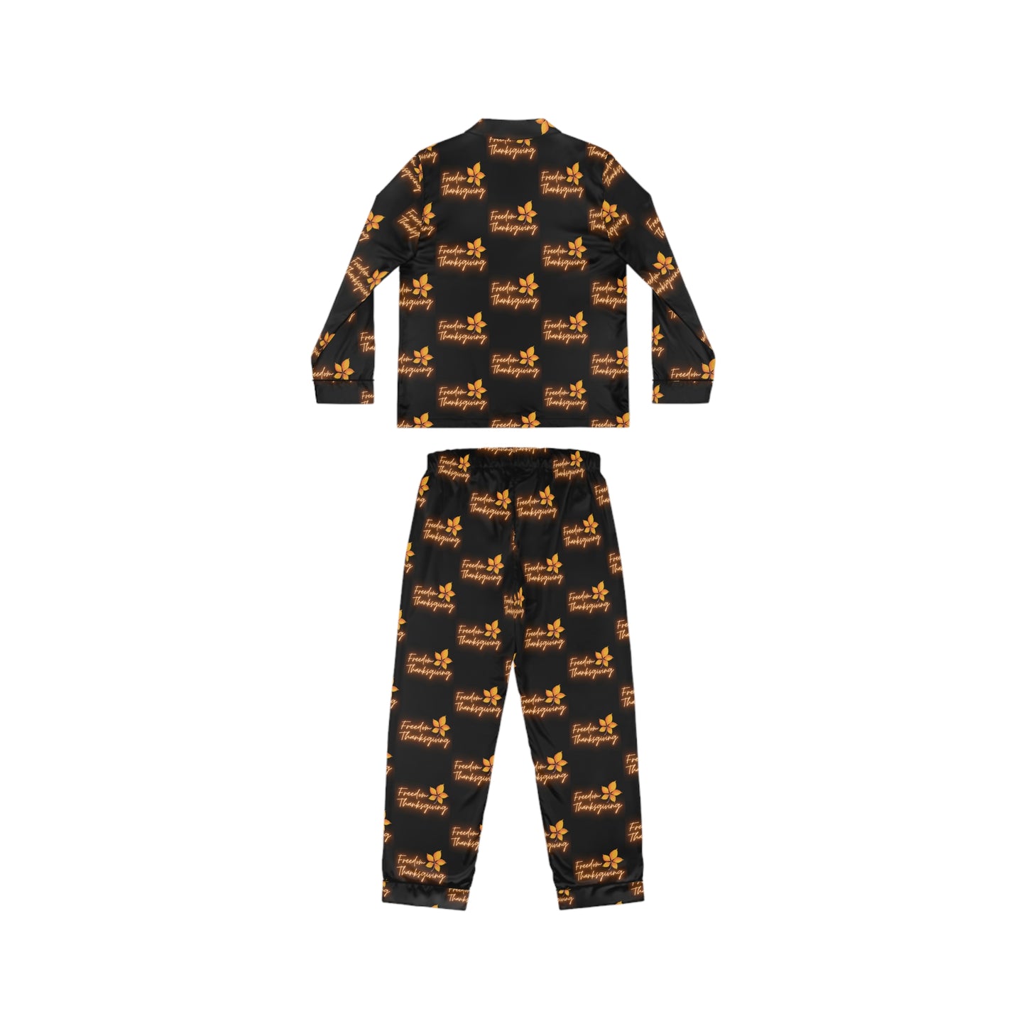 Thanksgiving Freedom Women's Satin Pajamas