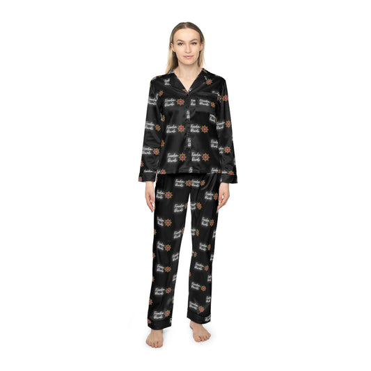 Diwali Freedom Women's Satin Pajamas