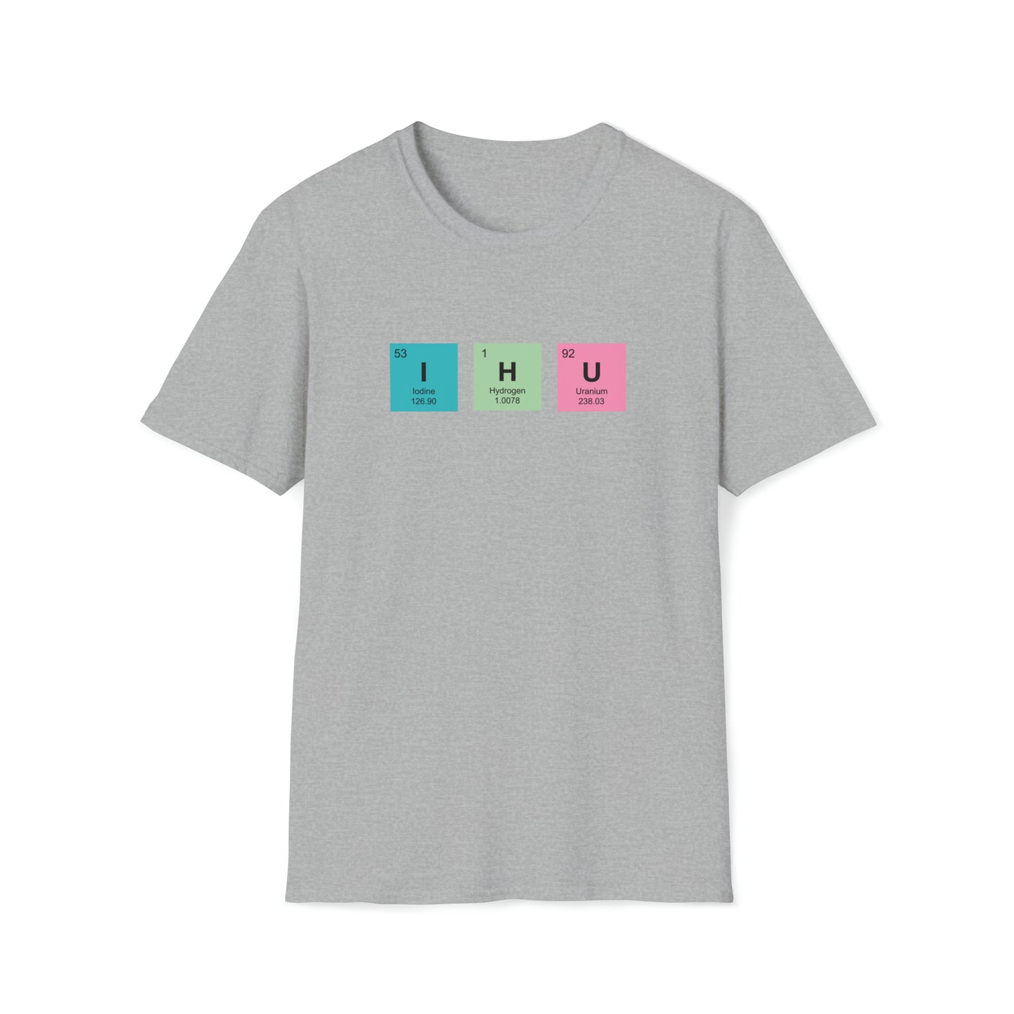 I Hate You Chemistry Adult Softstyle Tshirt