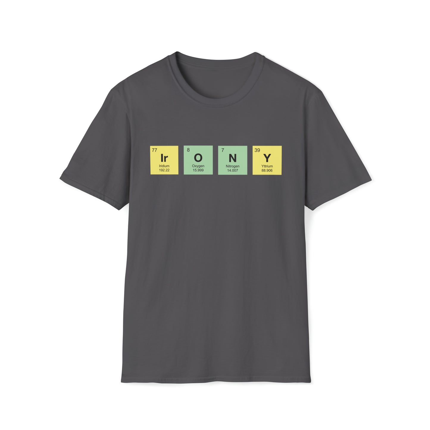 Irony Chemistry Adult Softstyle Tshirt