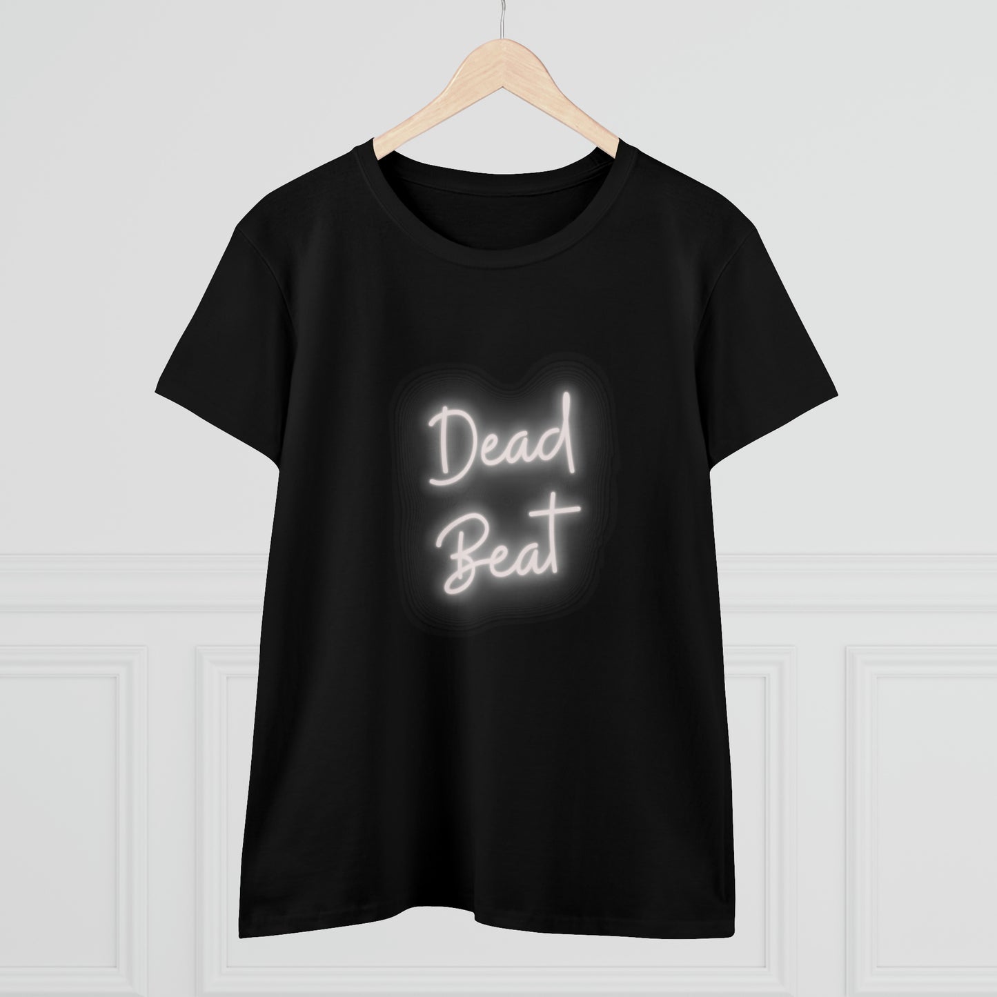 Dead Beat Women's Midweight Cotton Tshirt