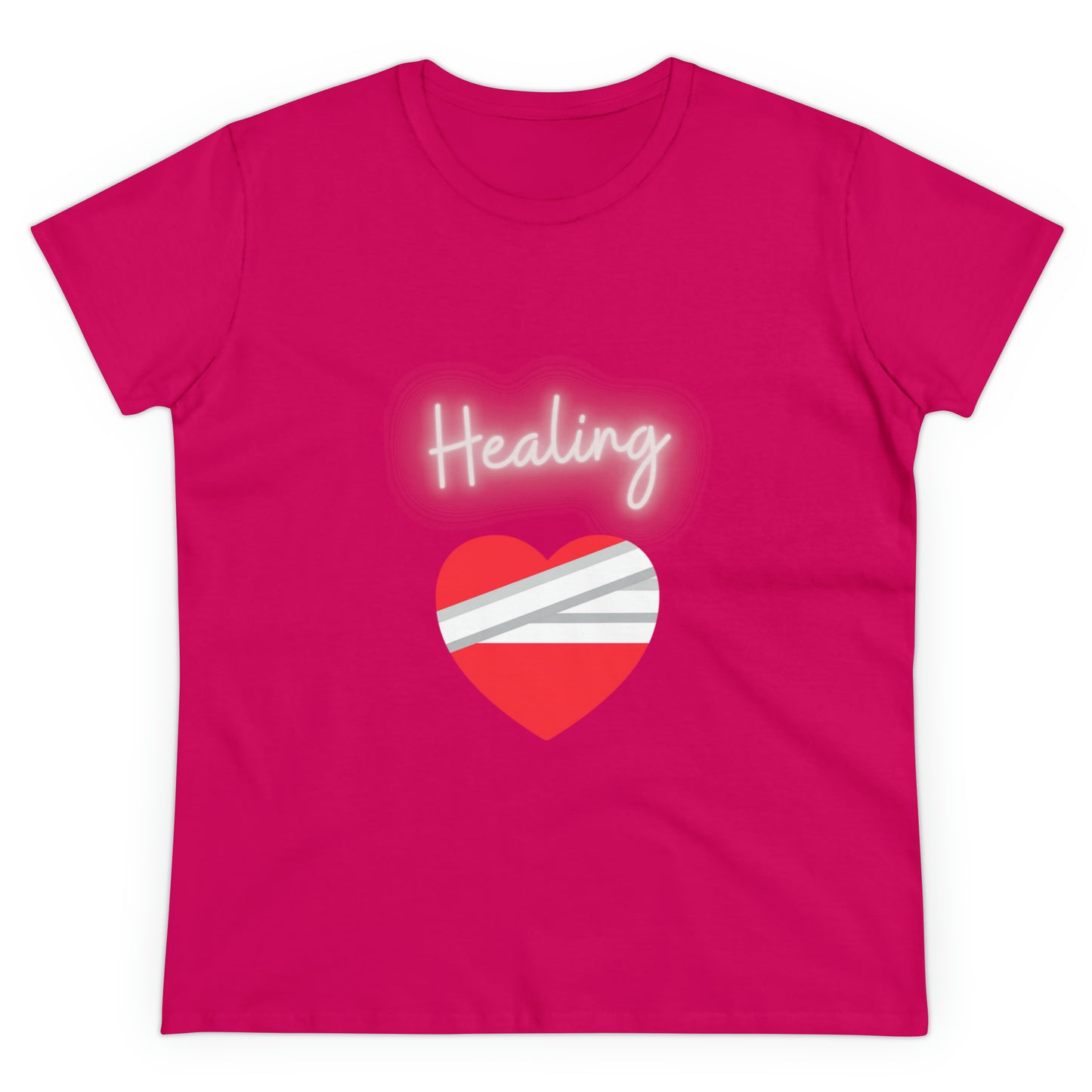 Healing Women's Midweight Cotton Tshirt