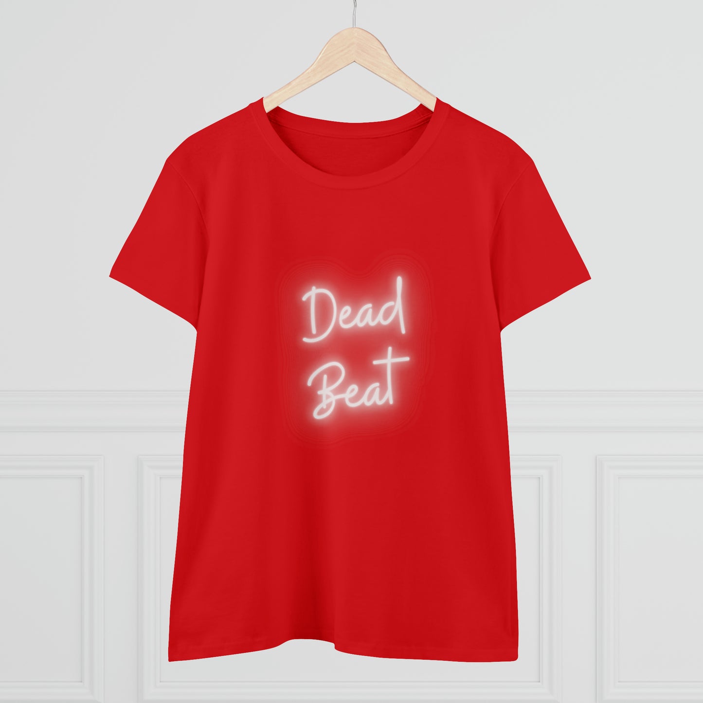 Dead Beat Women's Midweight Cotton Tshirt