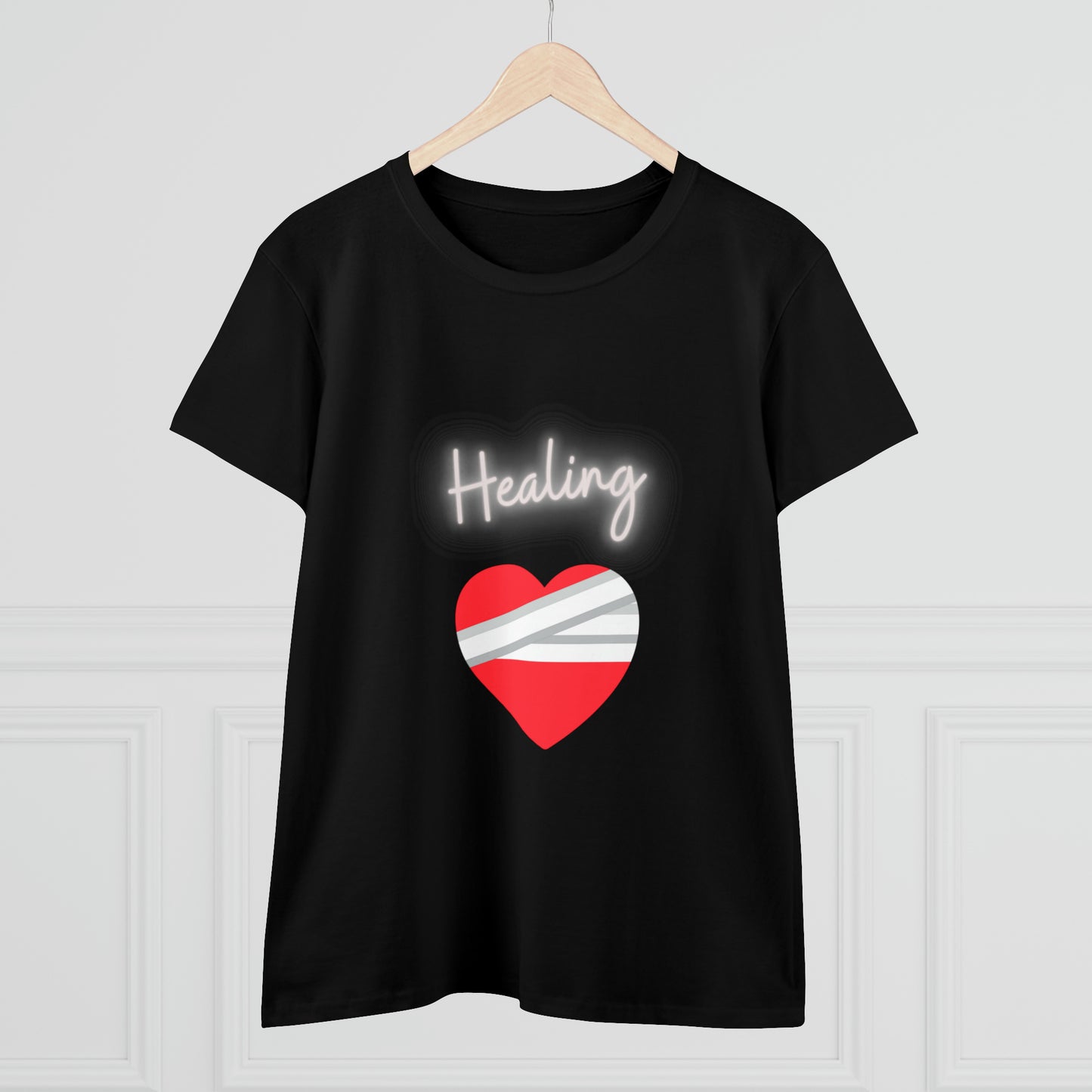 Healing Women's Midweight Cotton Tshirt