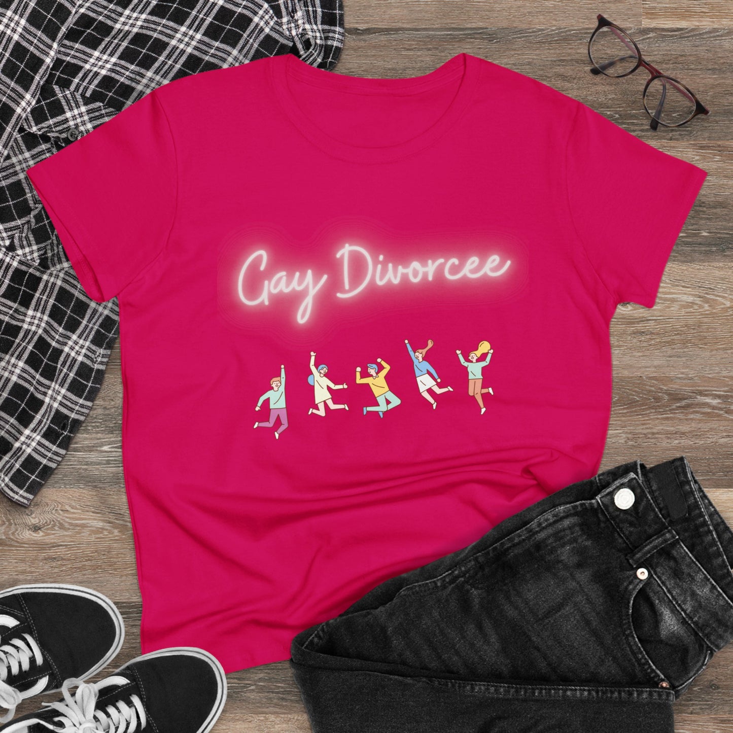 The Gay Divorcee Women's Midweight Cotton Tshirt