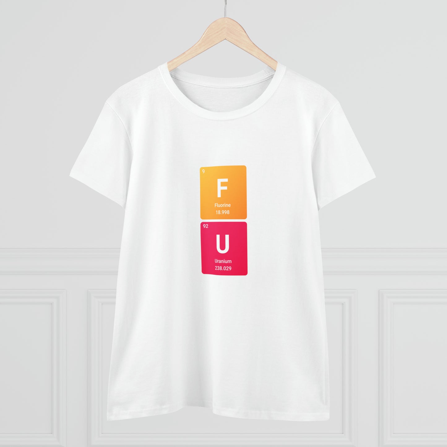 FU Bold Chemistry Women's Midweight Cotton Tshirt