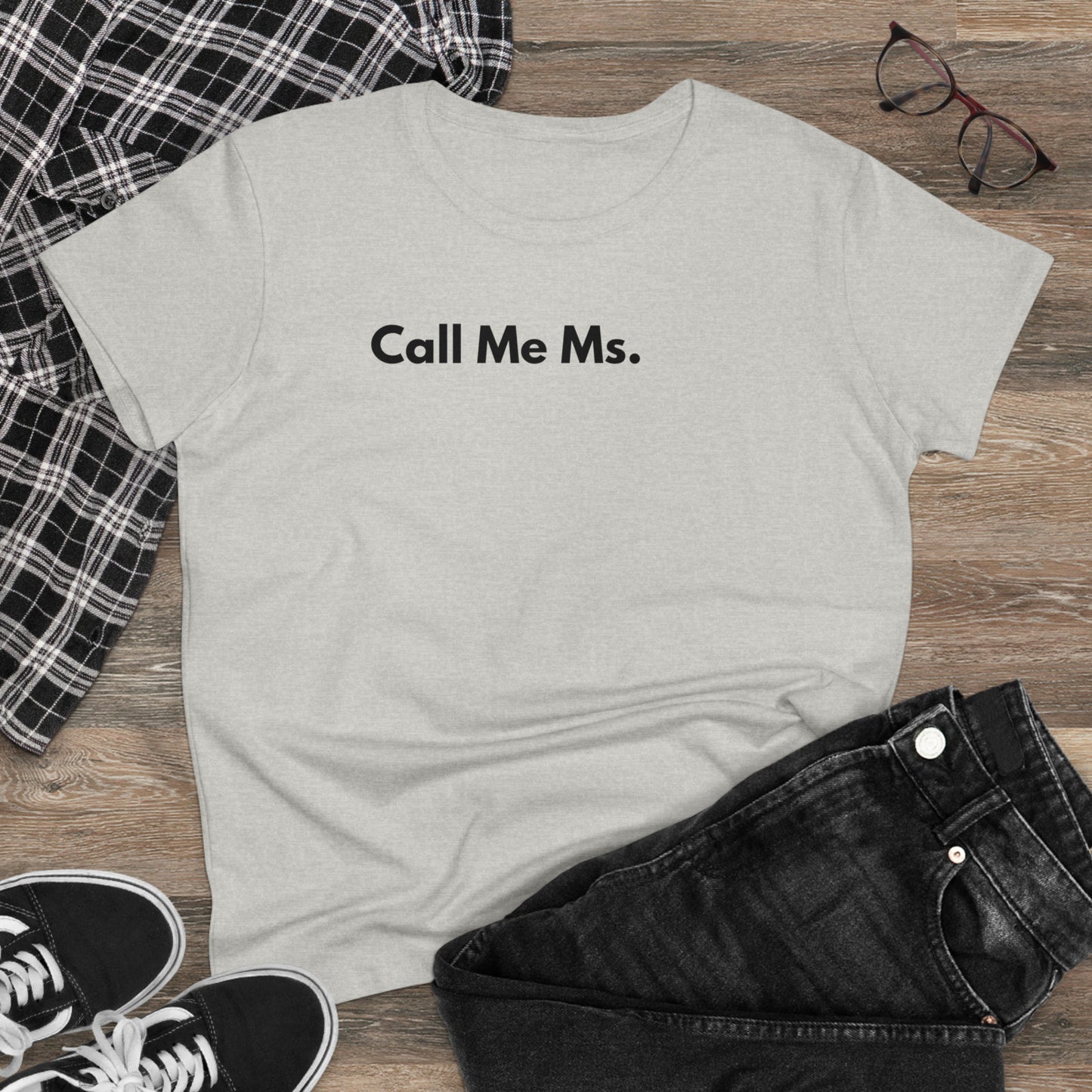 Divorce Party Call Me Ms. Women's Midweight Cotton Tshirt