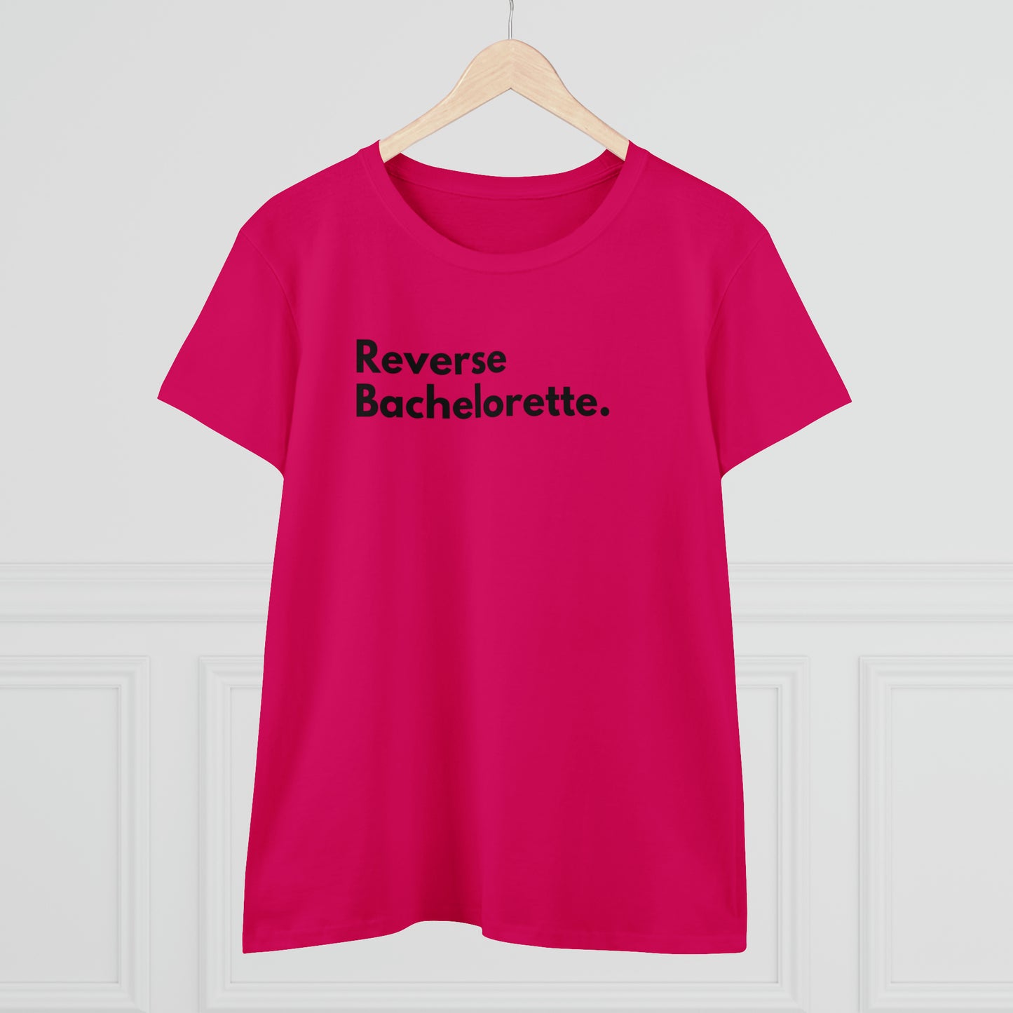 Divorce Party 'Reverse' Women's Midweight Cotton Tshirt