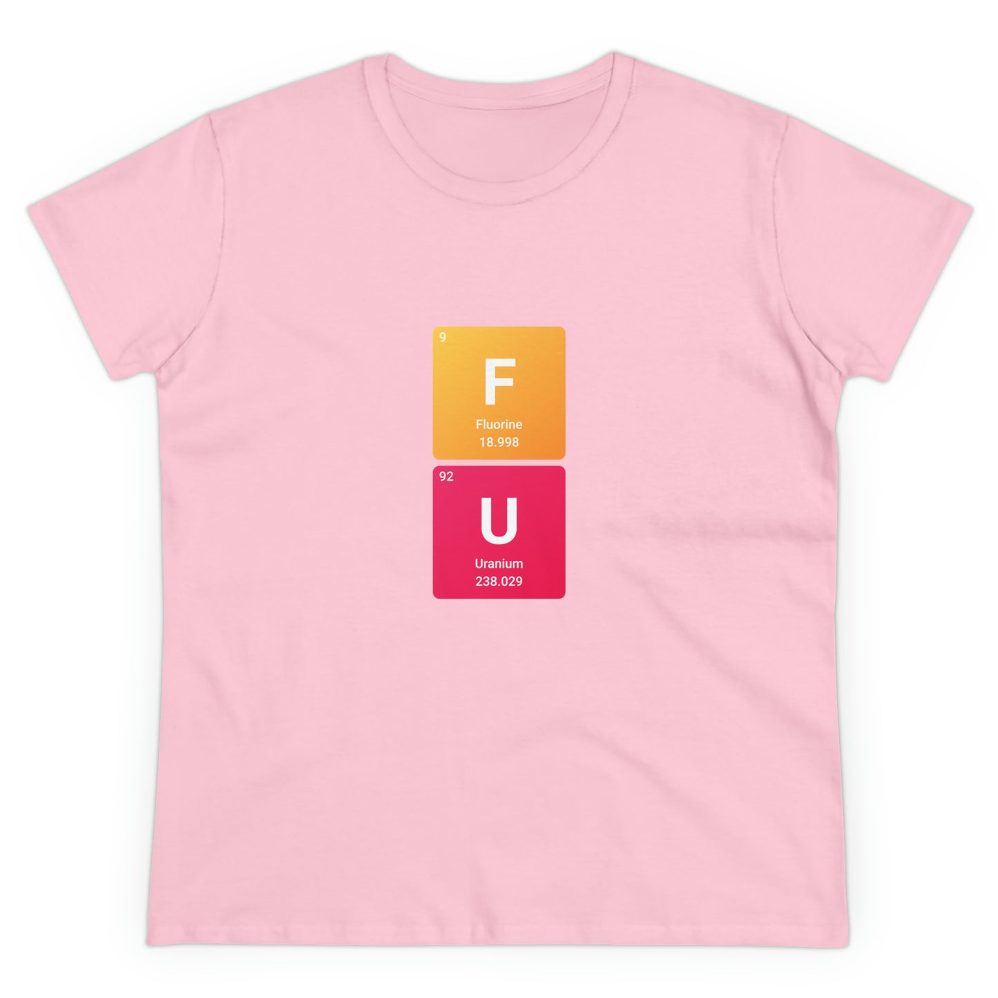 FU Bold Chemistry Women's Midweight Cotton Tshirt