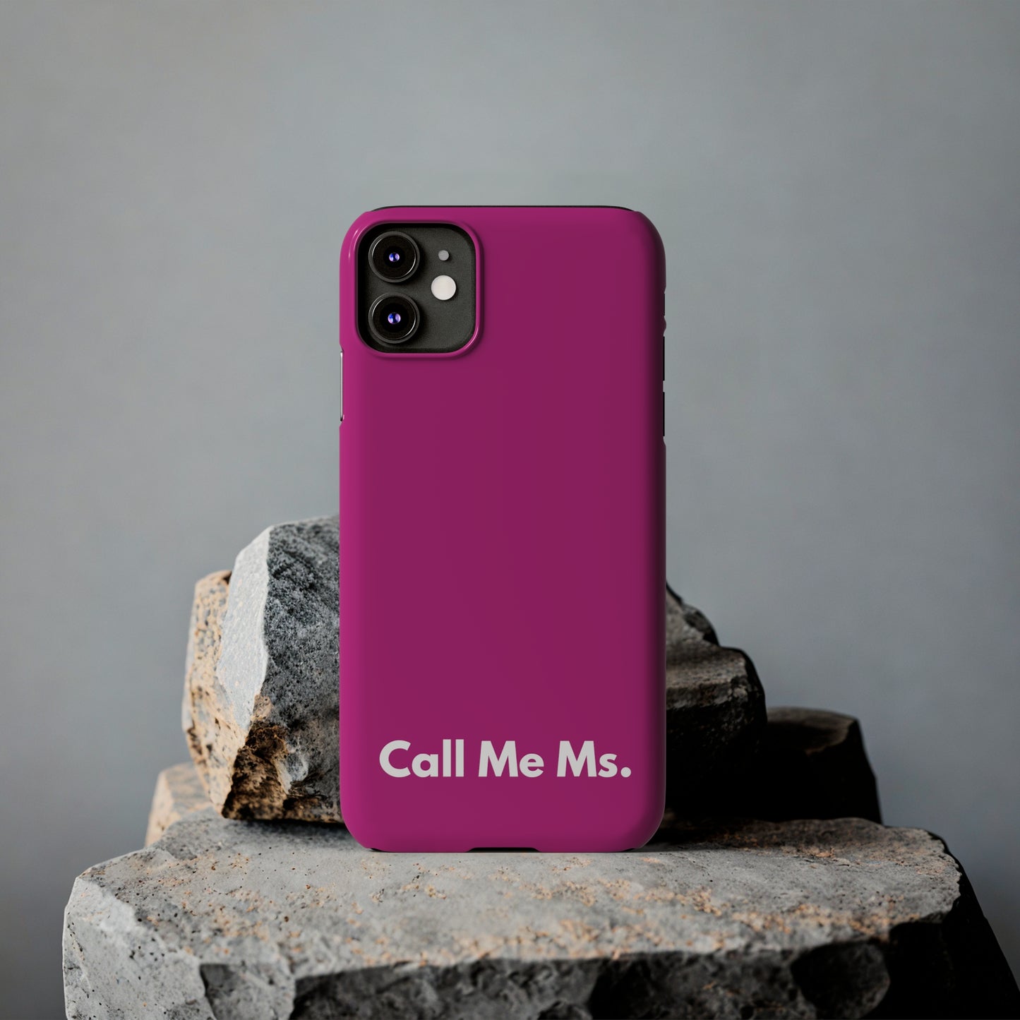 Call Me Ms. Slim iPhone Case