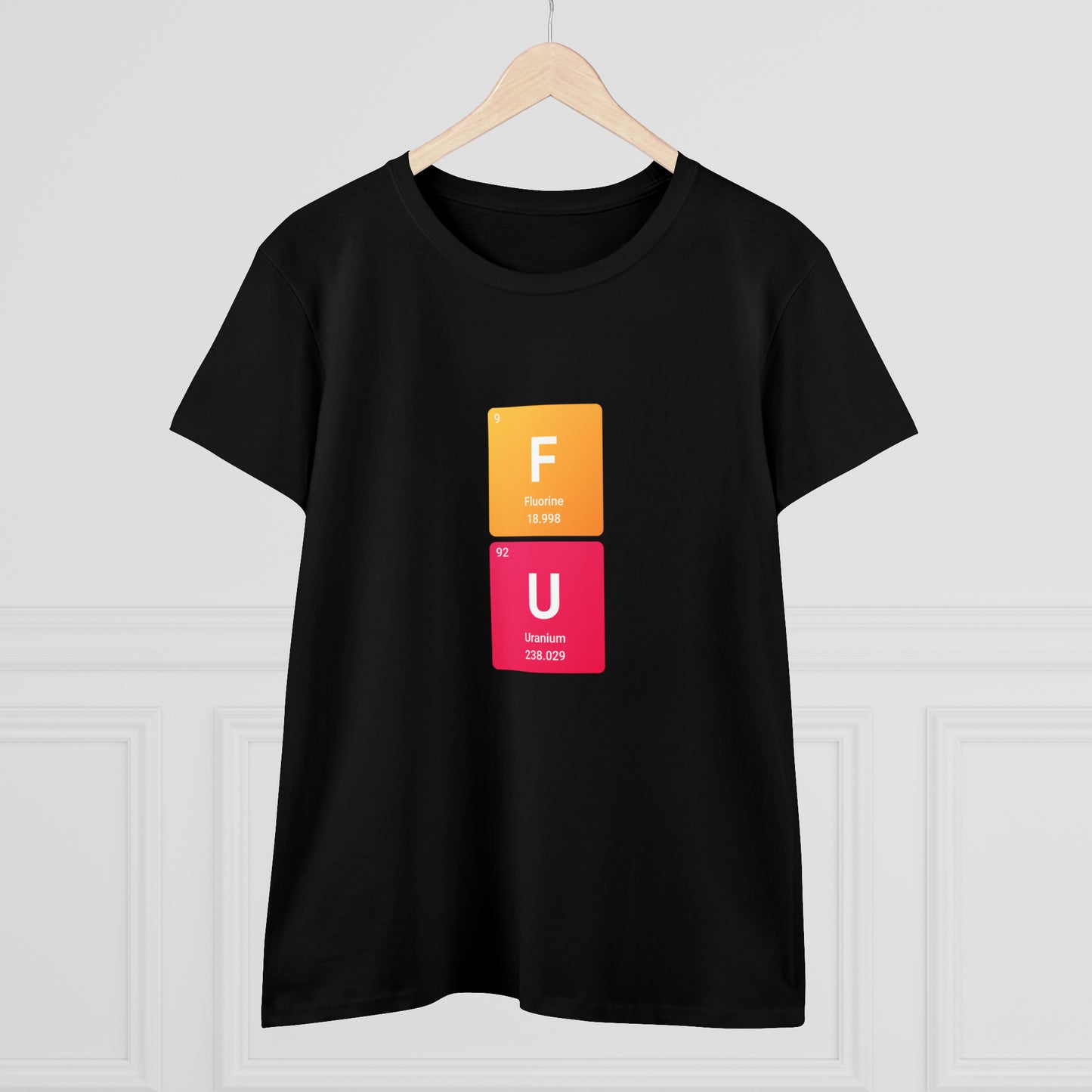 FU Bold Chemistry Women's Midweight Cotton Tshirt