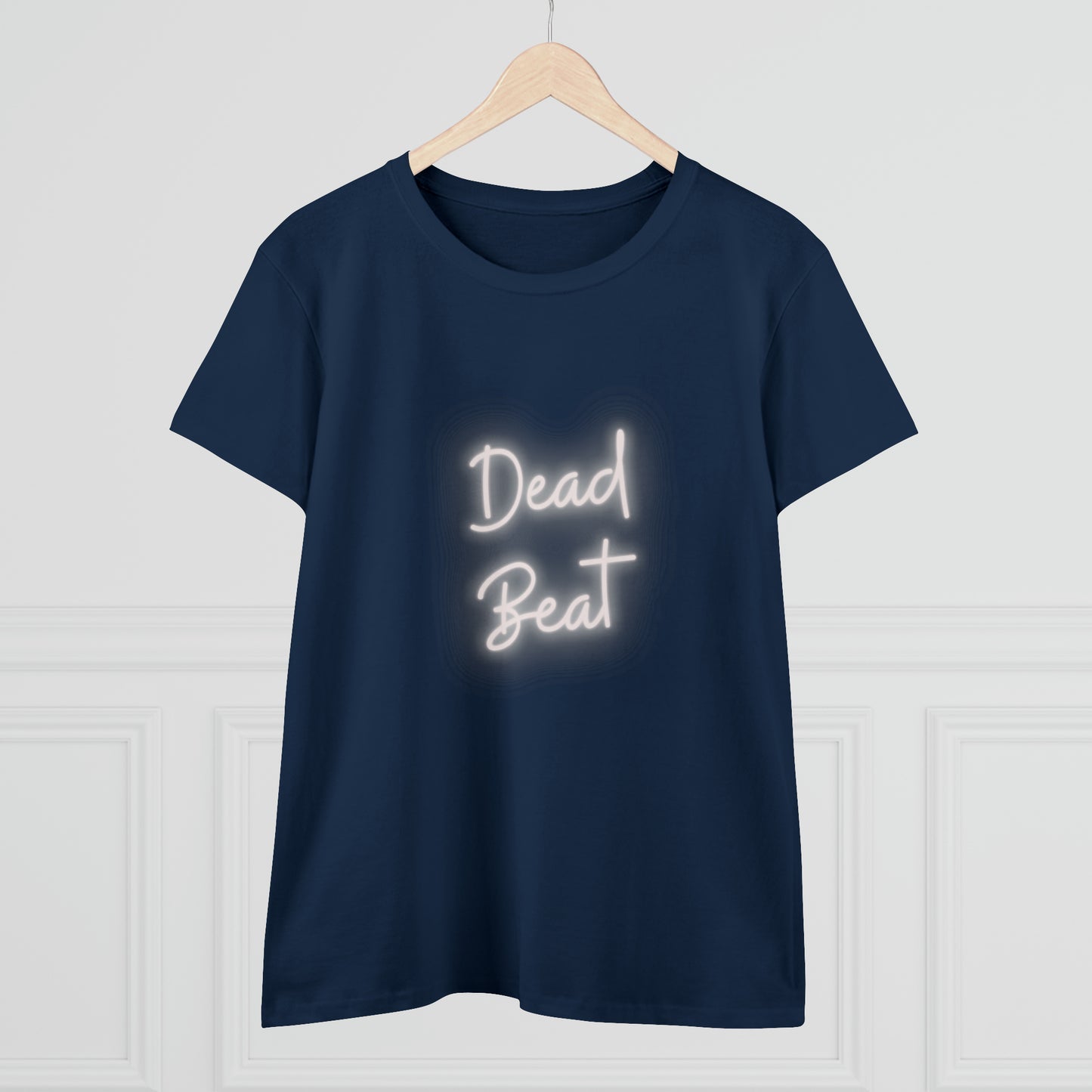 Dead Beat Women's Midweight Cotton Tshirt