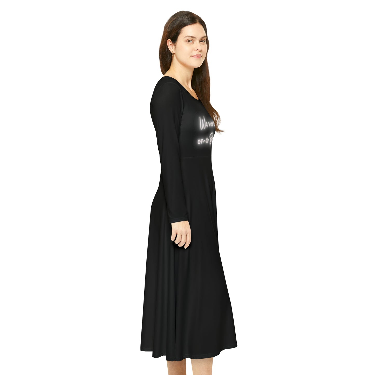 We Weren't On A Break 'Handover' Women's Long Sleeve Lounge Dress