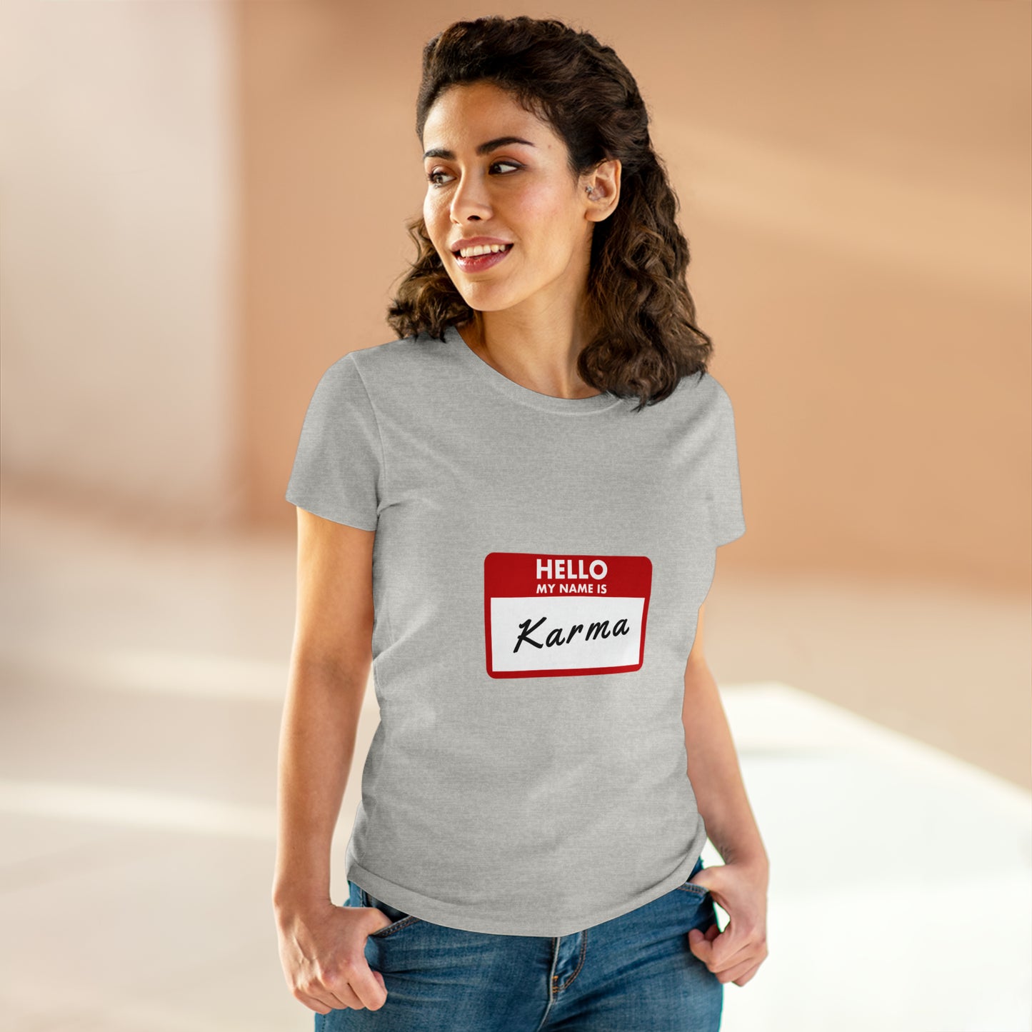 Karma Women's Midweight Cotton Tshirt