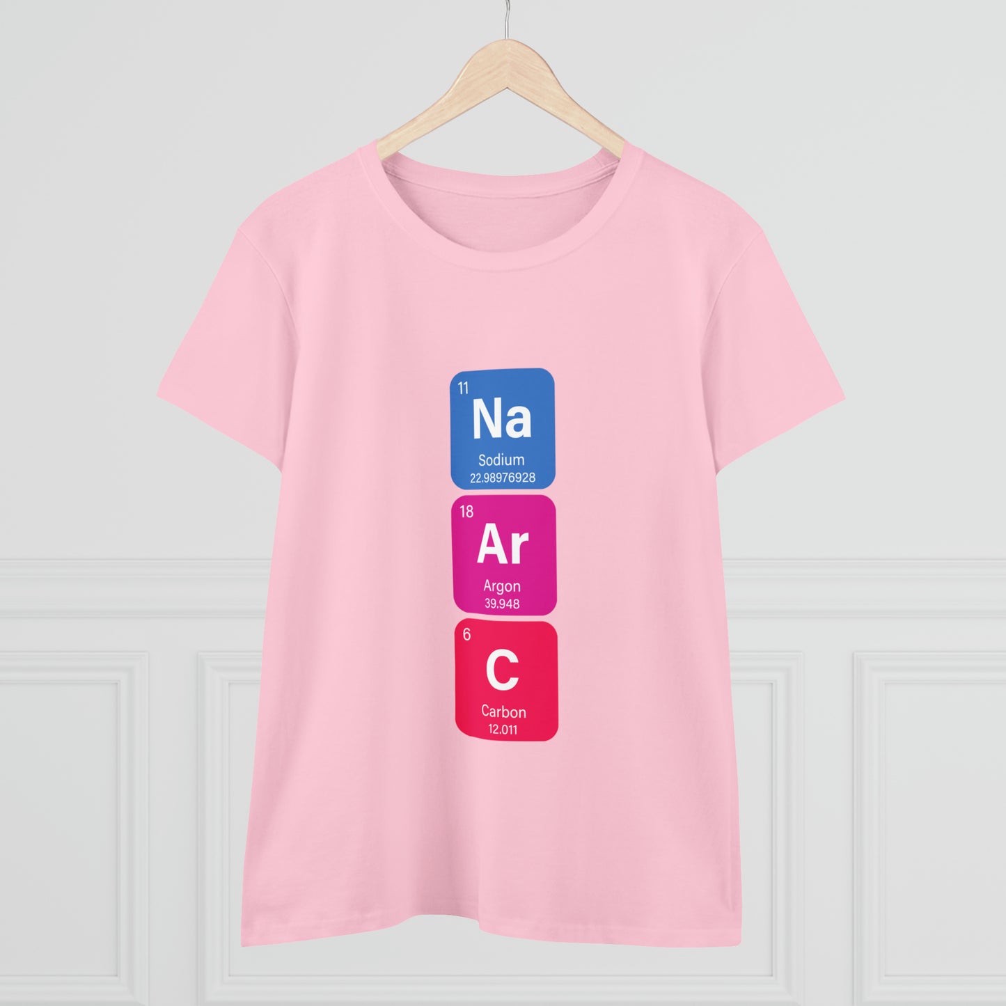 Narcissist Bold Chemistry Women's Midweight Cotton Tshirt